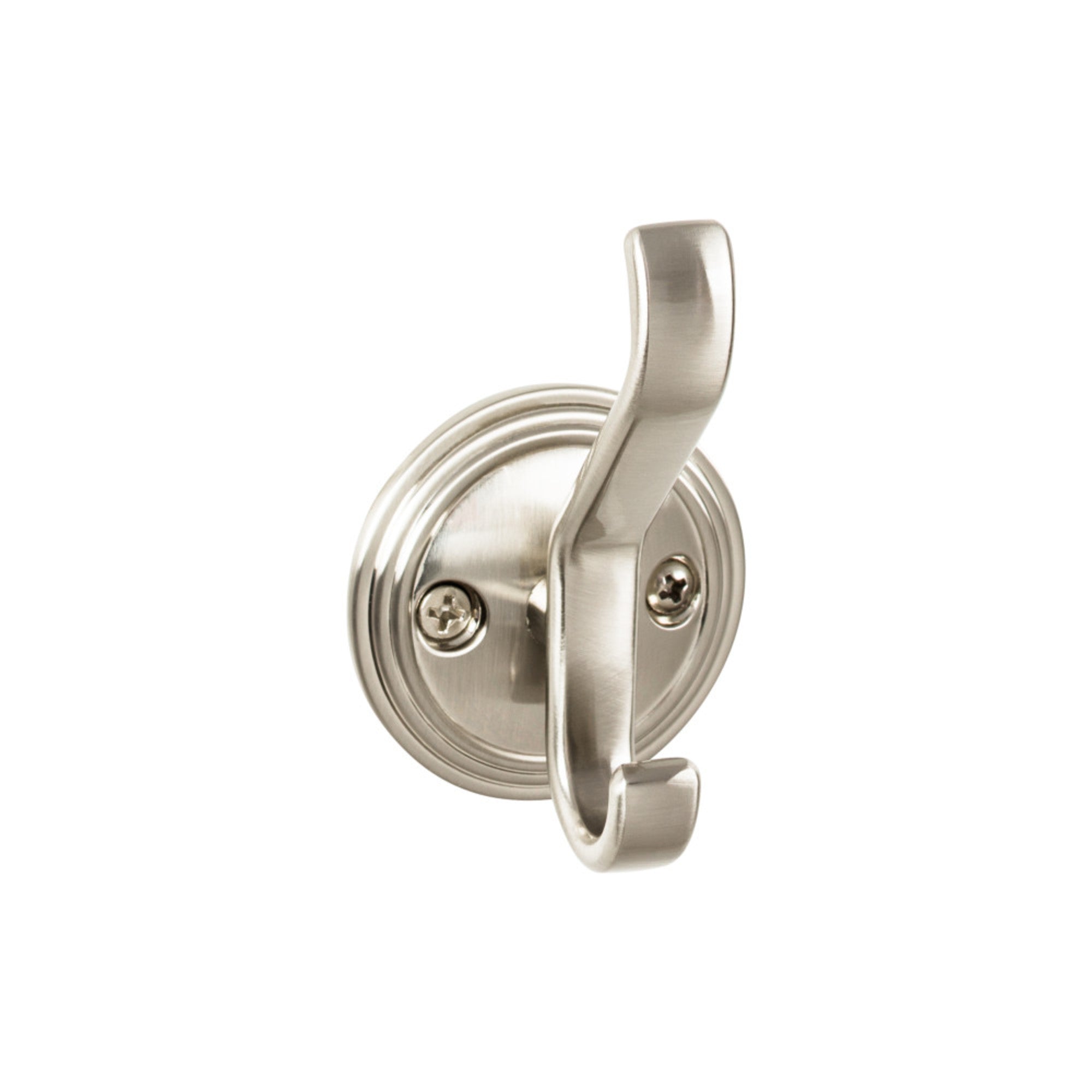 Reeded 3 1/8" Wall Hooks - Brushed Satin Nickel