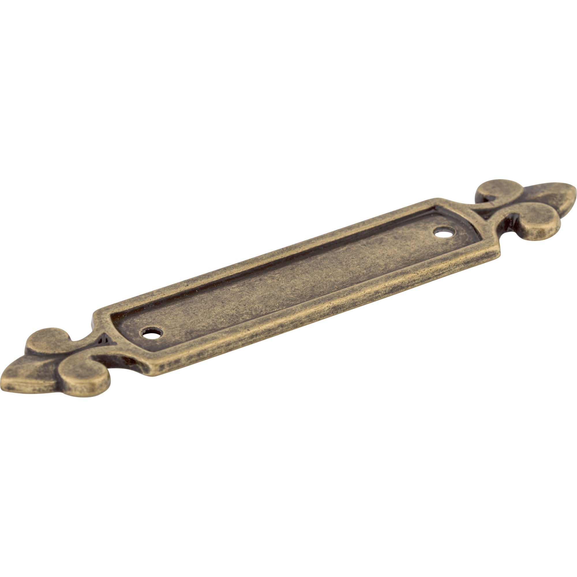Dover Backplate 2 1/2" Center to Center Pull Backplate - German Bronze