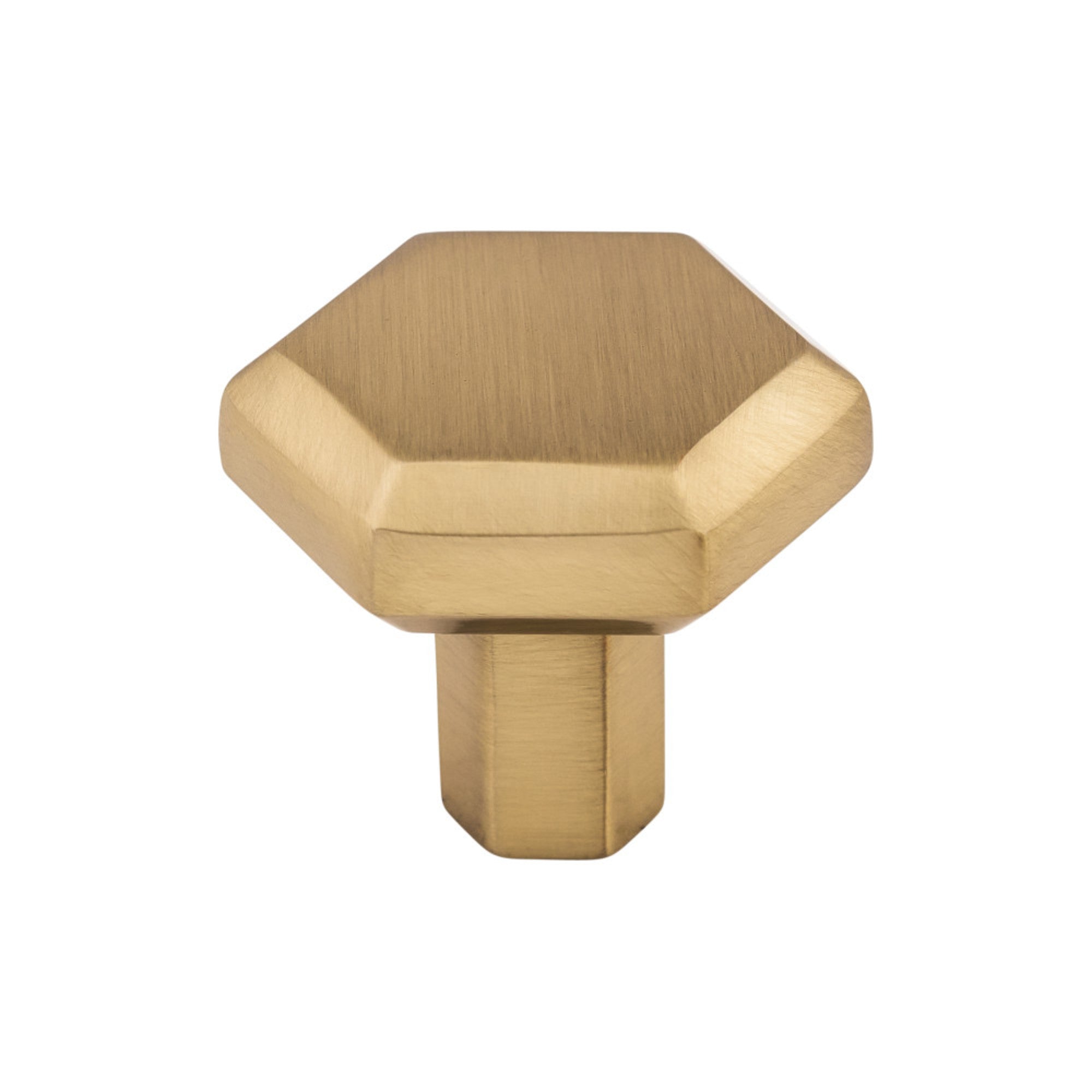 Lydia 1 1/4" Length Square Knob - Honey Bronze