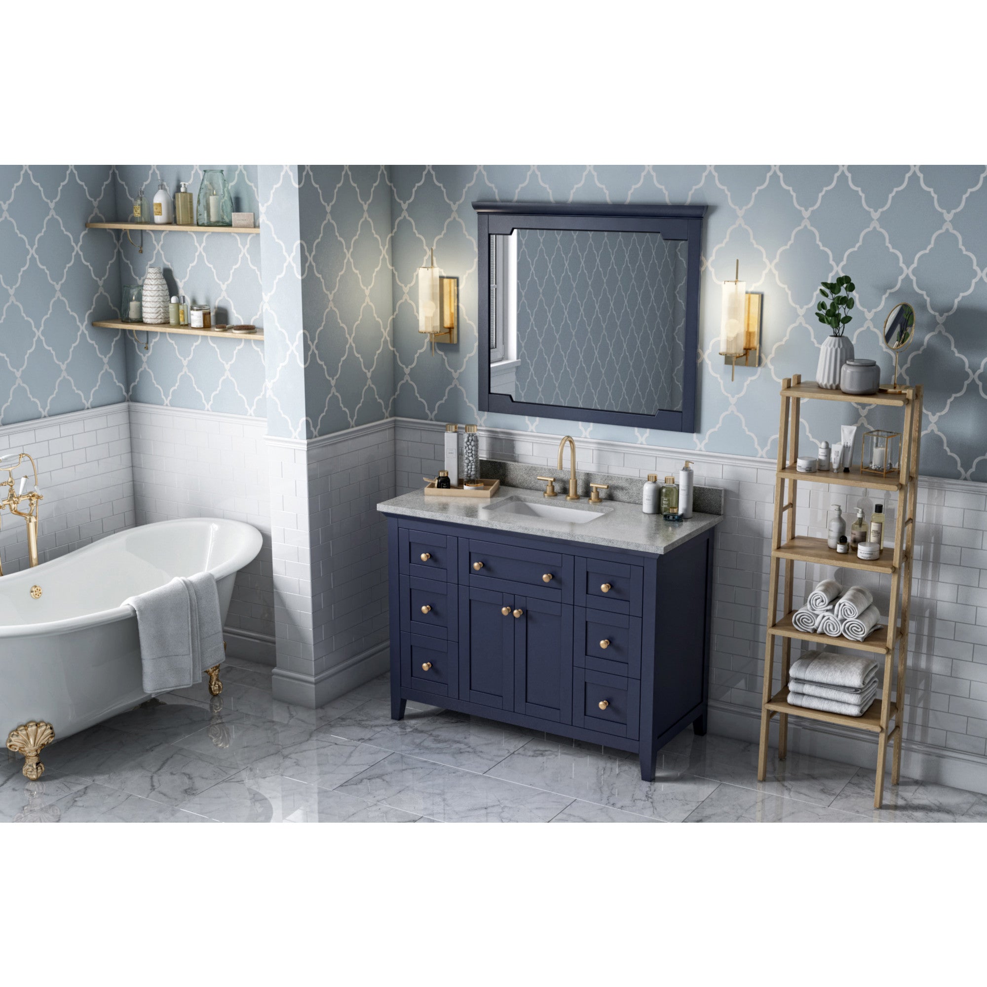 48" Chatham Vanity – Hale Blue