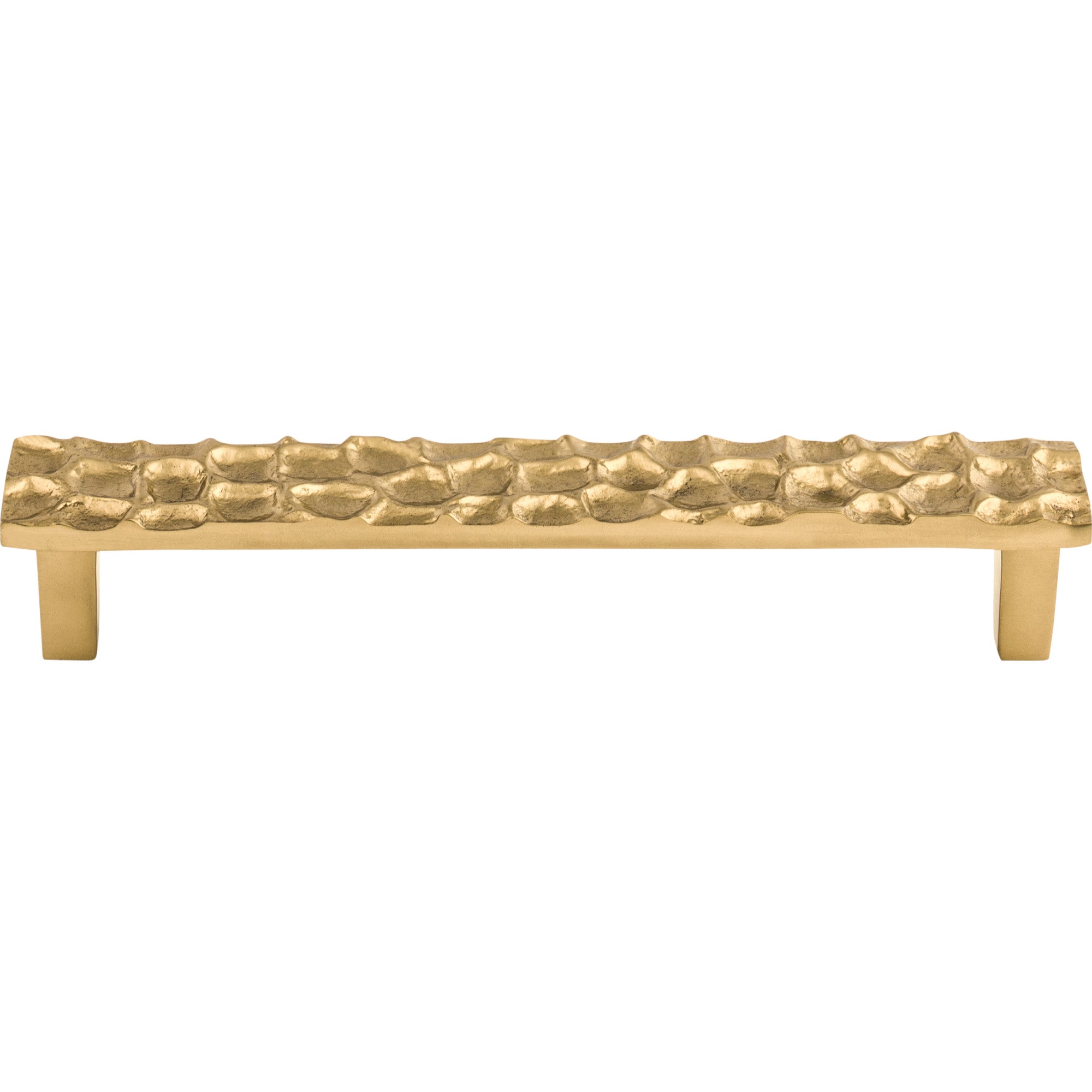 Cobblestone Bar Pull - Polished Brass