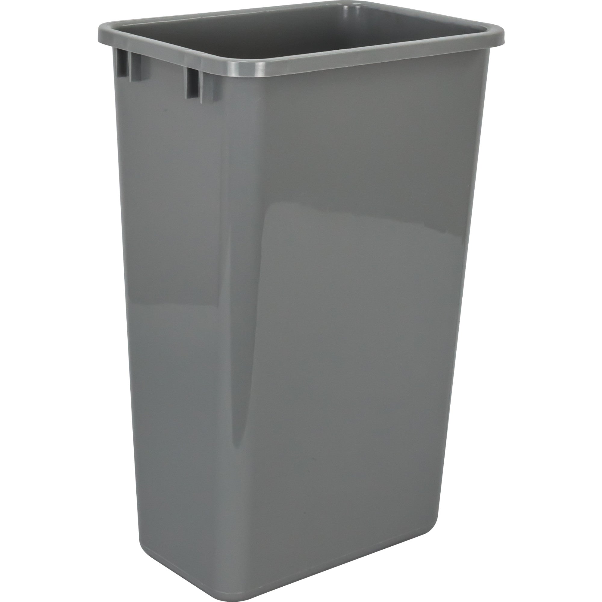 Single Grey 50 Quart Top-Mount Trashcan Pullout for 12" Opening