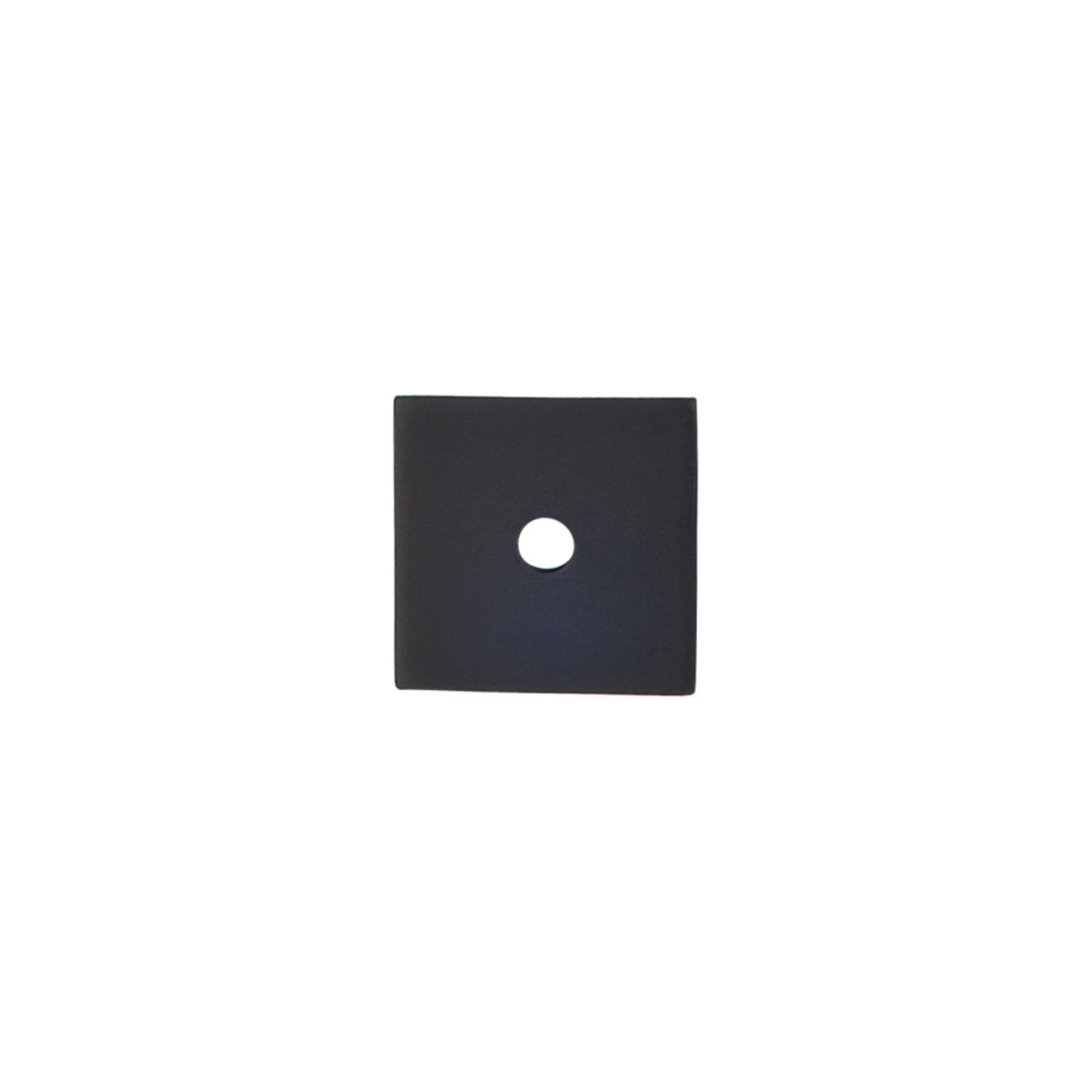 Square Knob Backplate - Flat Black