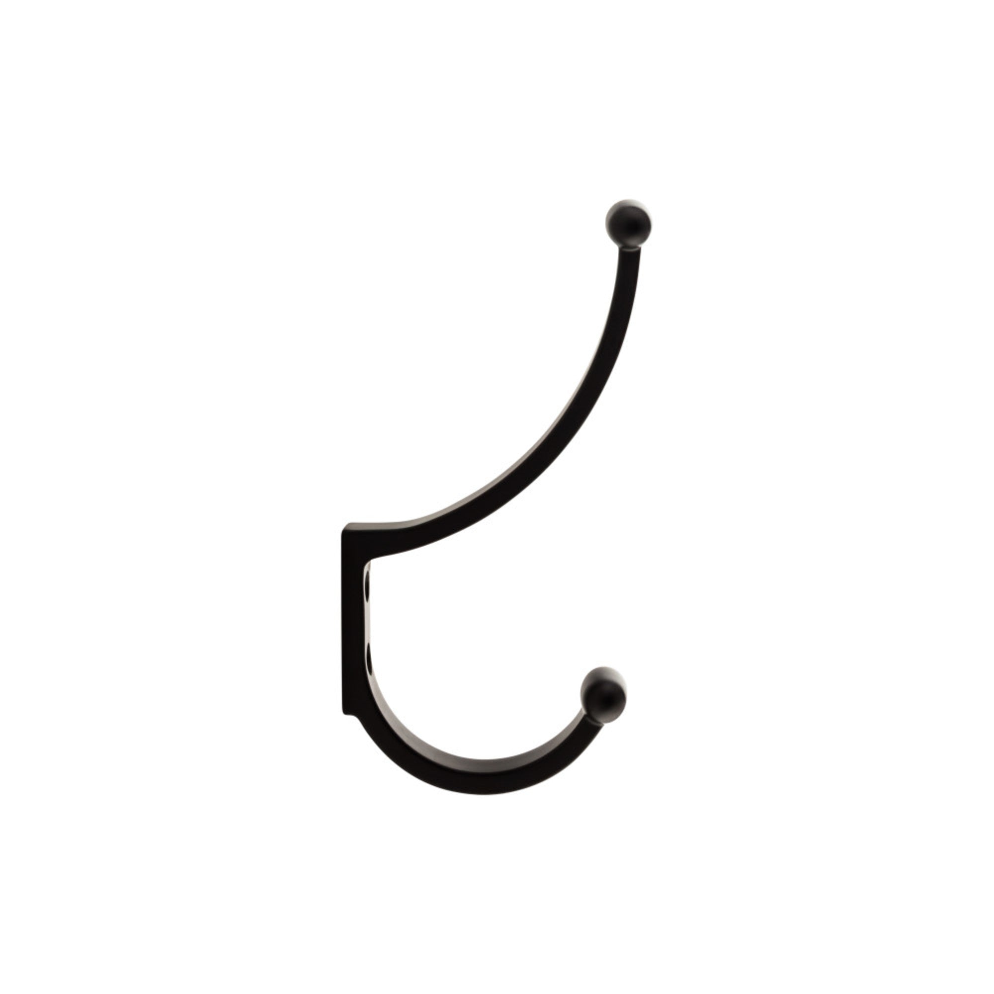 Hillmont 6 1/8" Wall Hooks - Flat Black