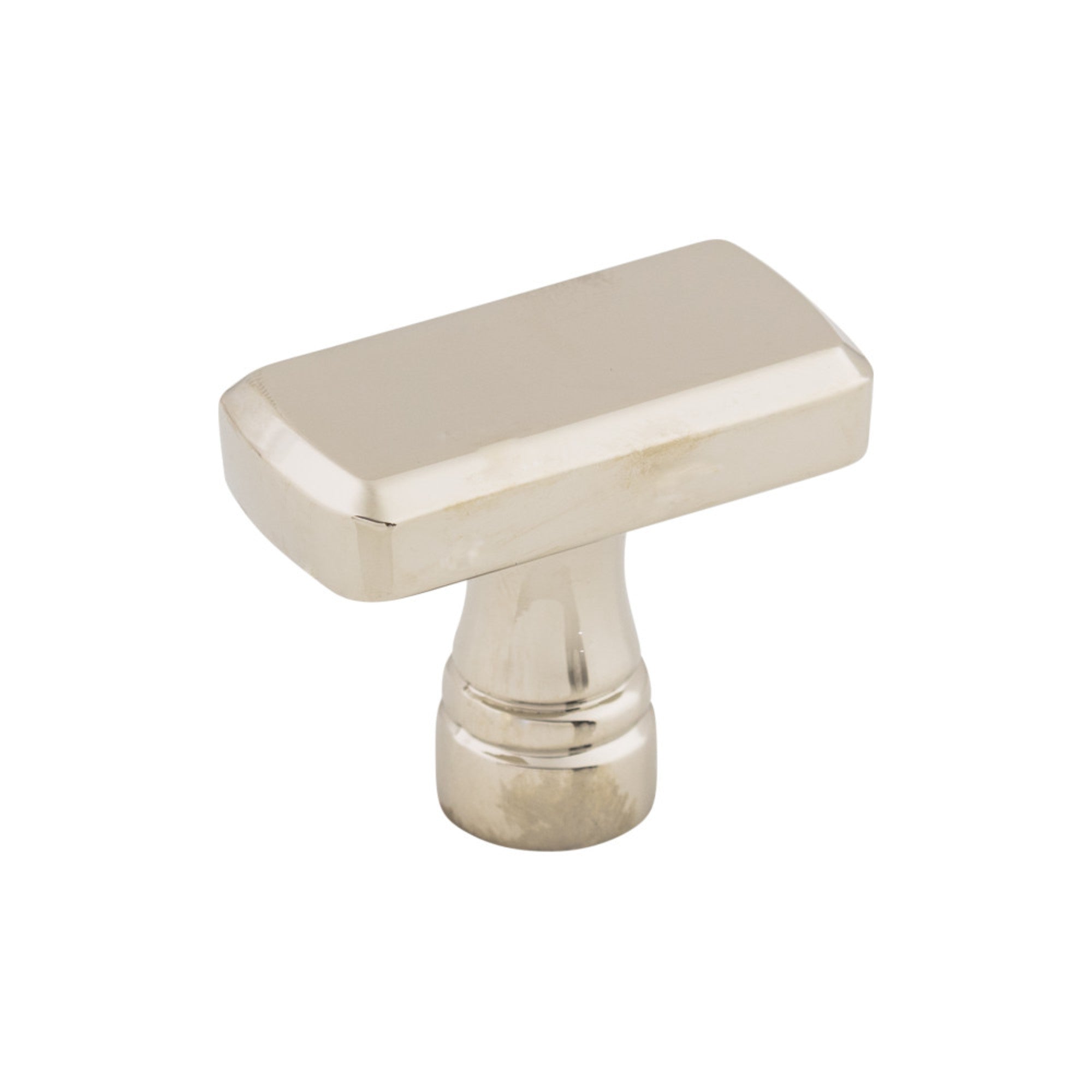 Kingsbridge 1 3/8" Length Rectangle Knob - Polished Nickel