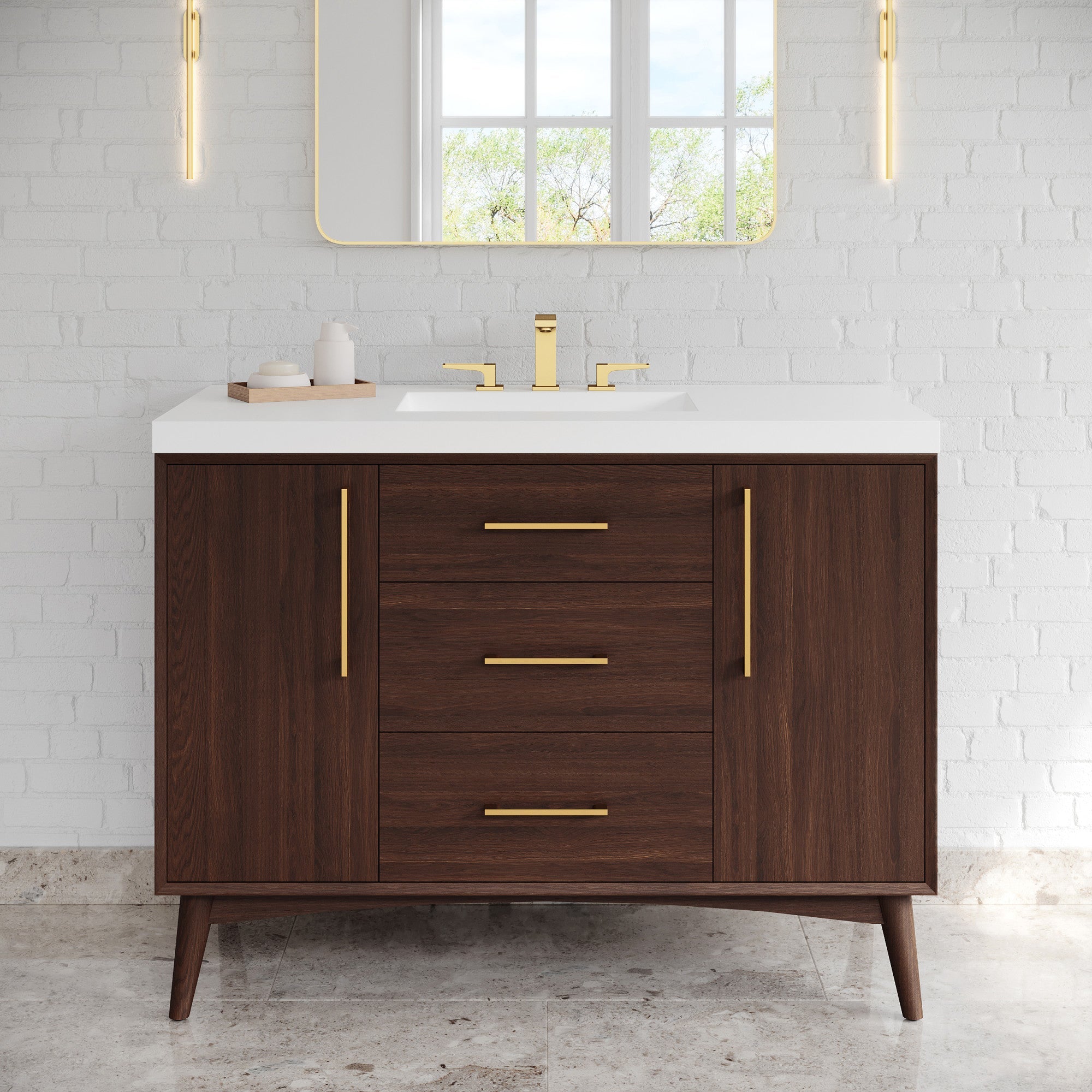 48" Dashwood Vanity – Dark Walnut