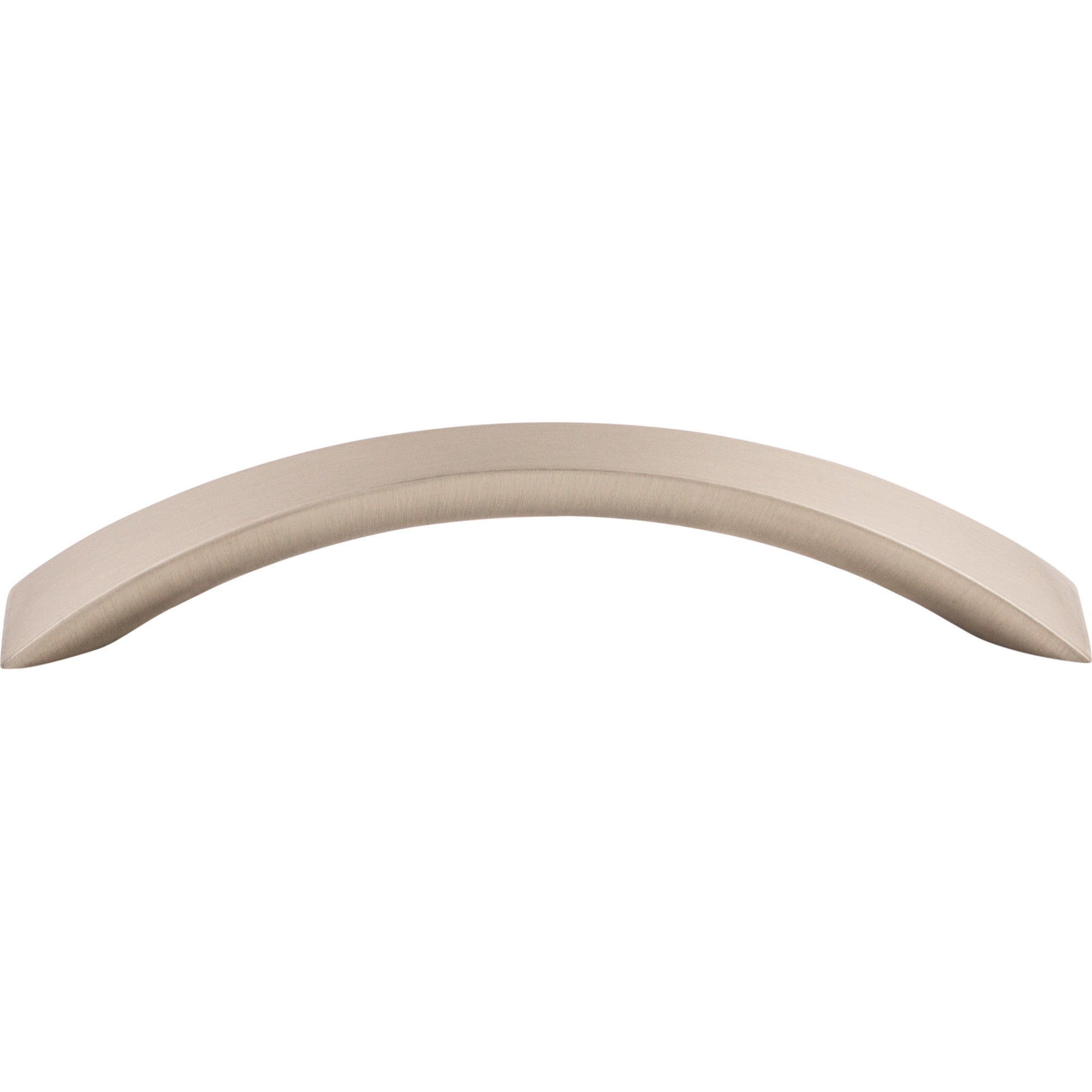 Crescent Flair Bar Pull - Brushed Satin Nickel
