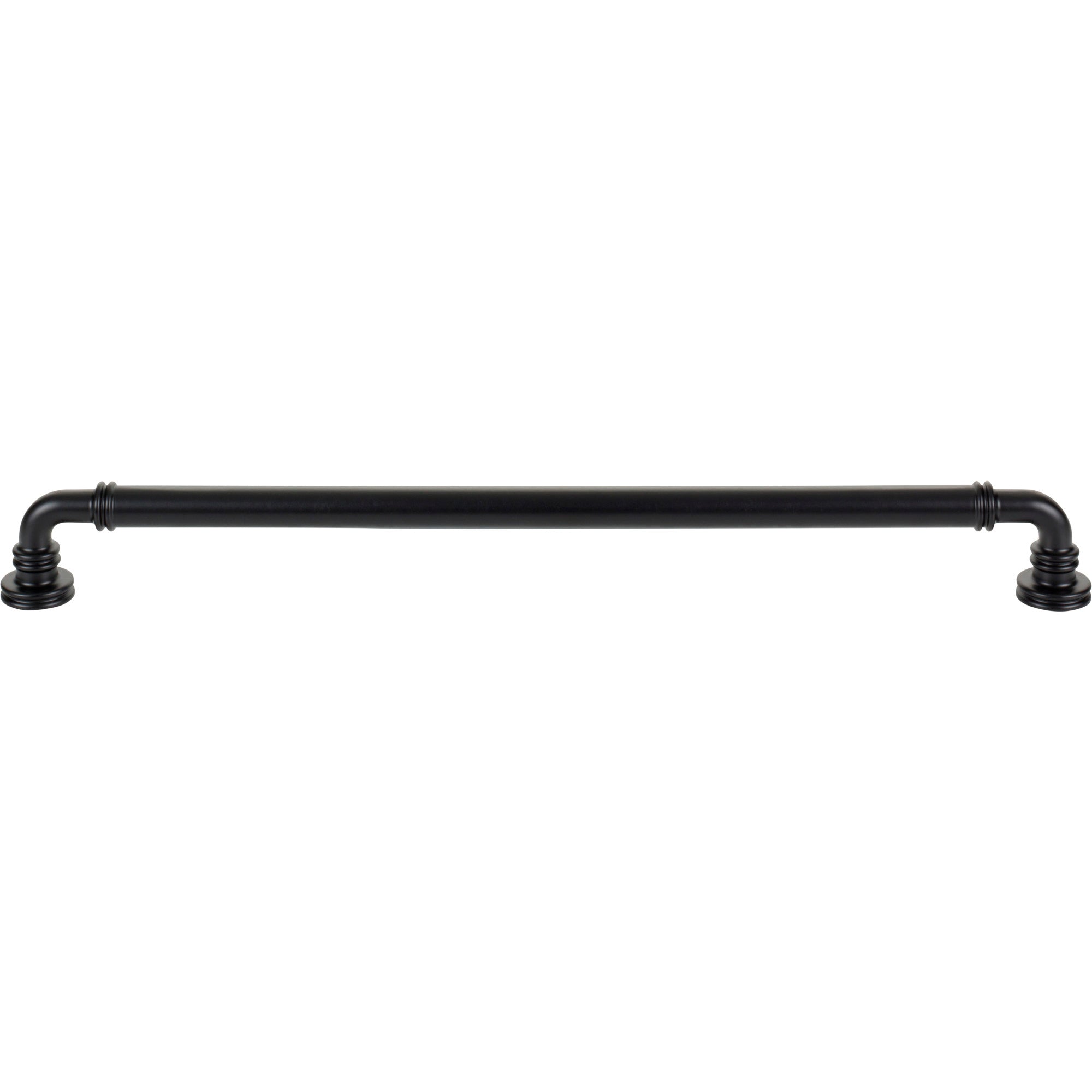 Cranford 12" Center to Center Bar Pull - Flat Black