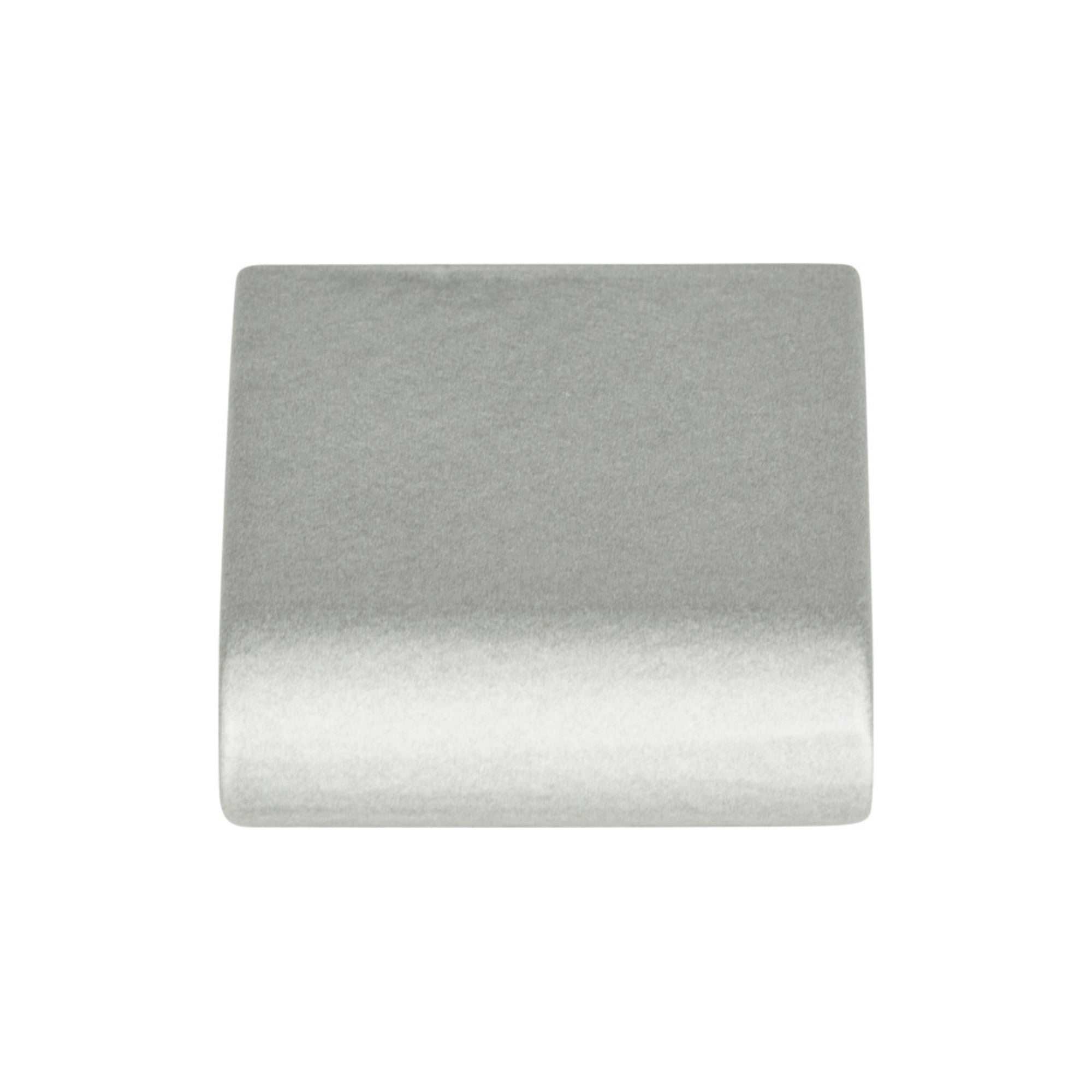 Round Rail Round Knob - Matte Chrome
