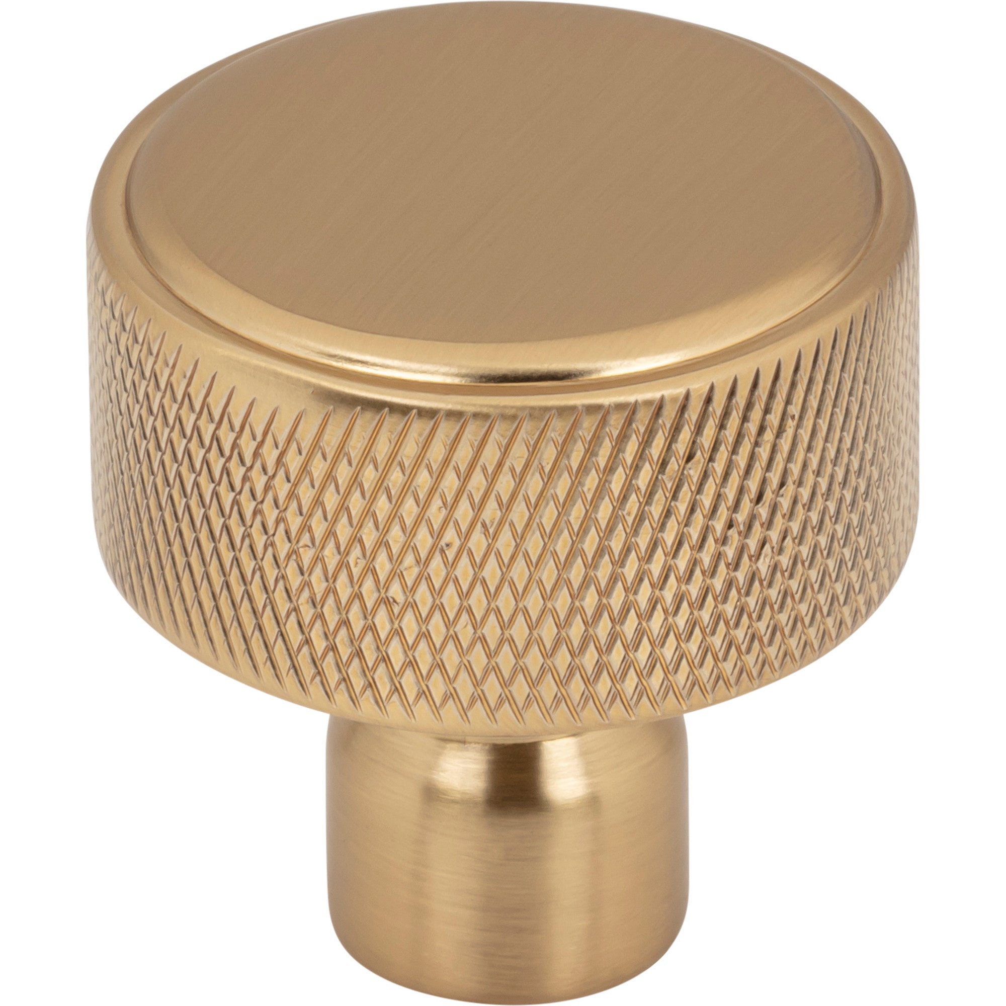 Garrison 1 1/4" Length Round Knob - Honey Bronze