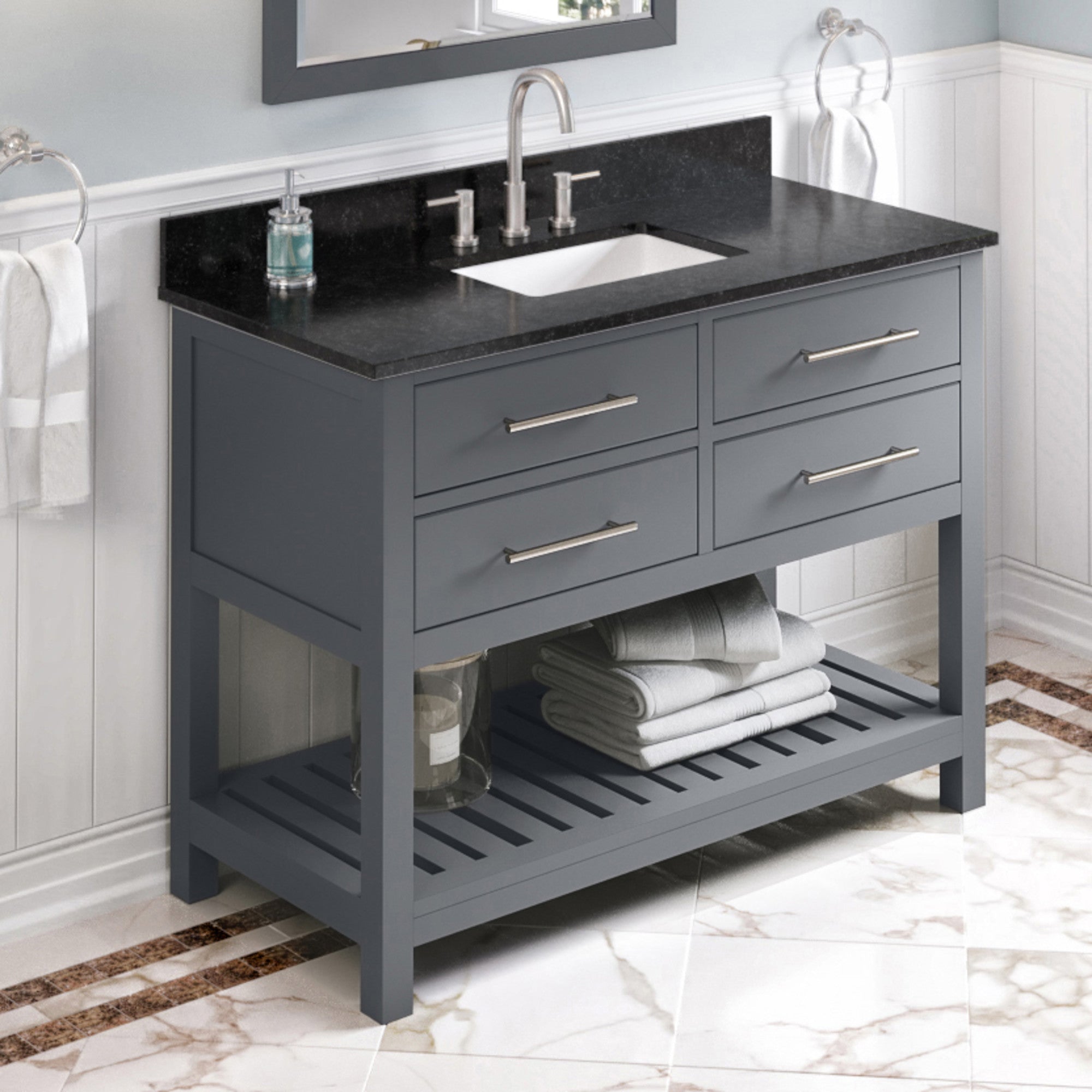48" Wavecrest Vanity – Grey