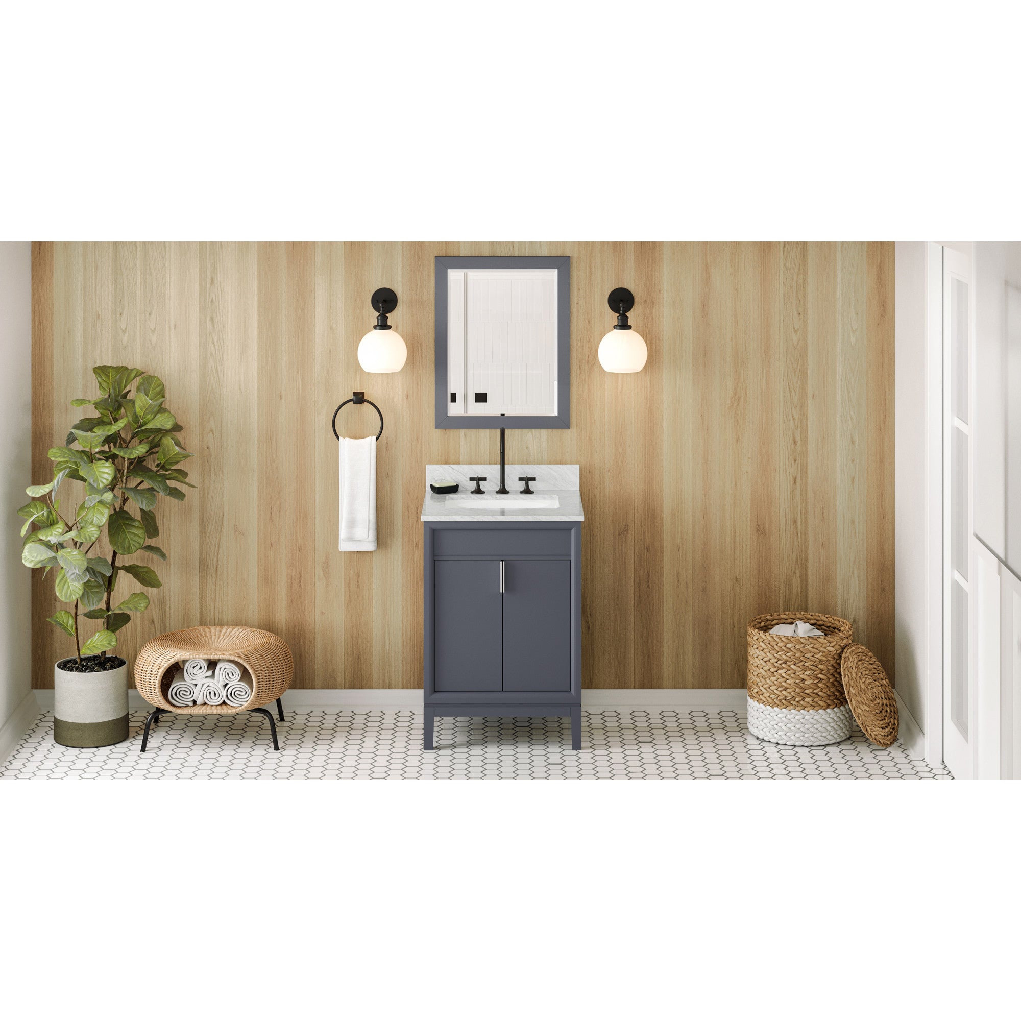 24" Theodora Vanity – Blue Steel