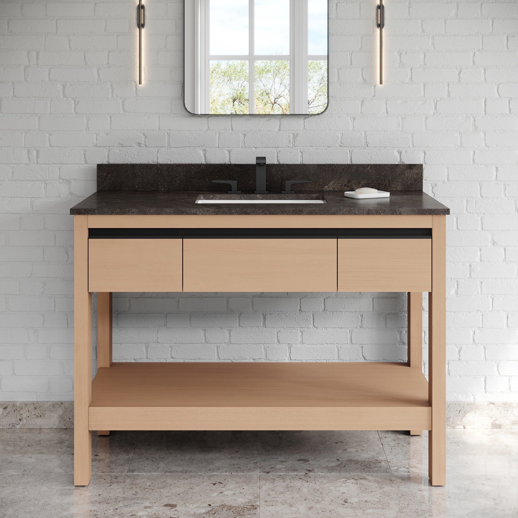 48" Jubilee Vanity – Natural Oak