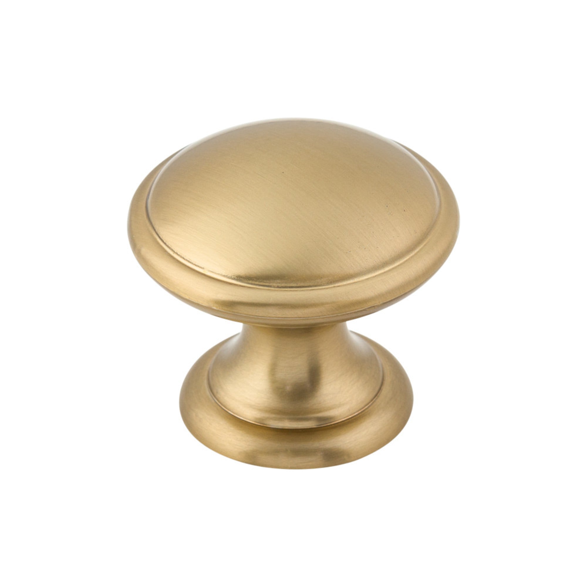 Rounded Round Knob - Honey Bronze