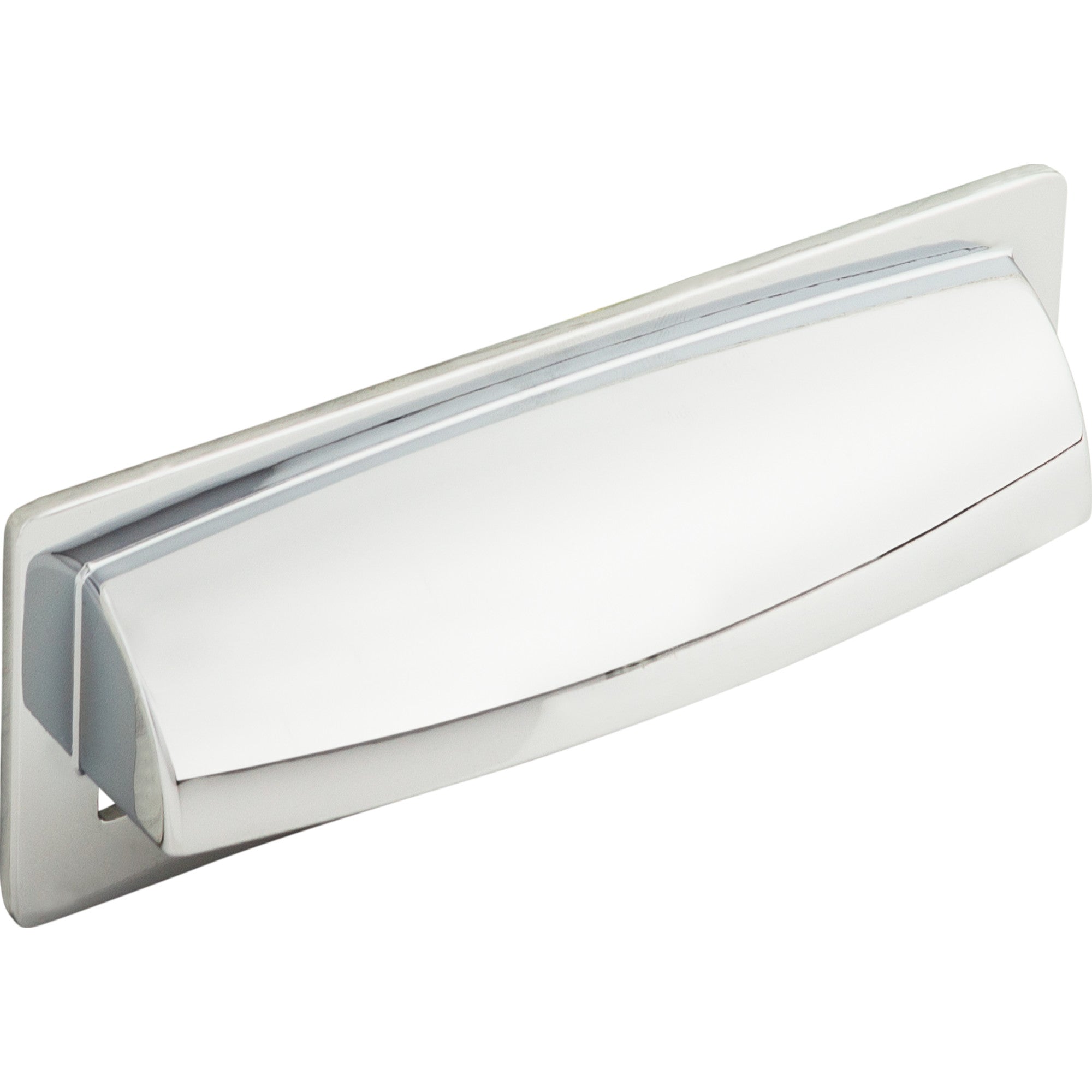 Hollin 3 3/4" Center to Center Cup/Bin Pull - Polished Chrome