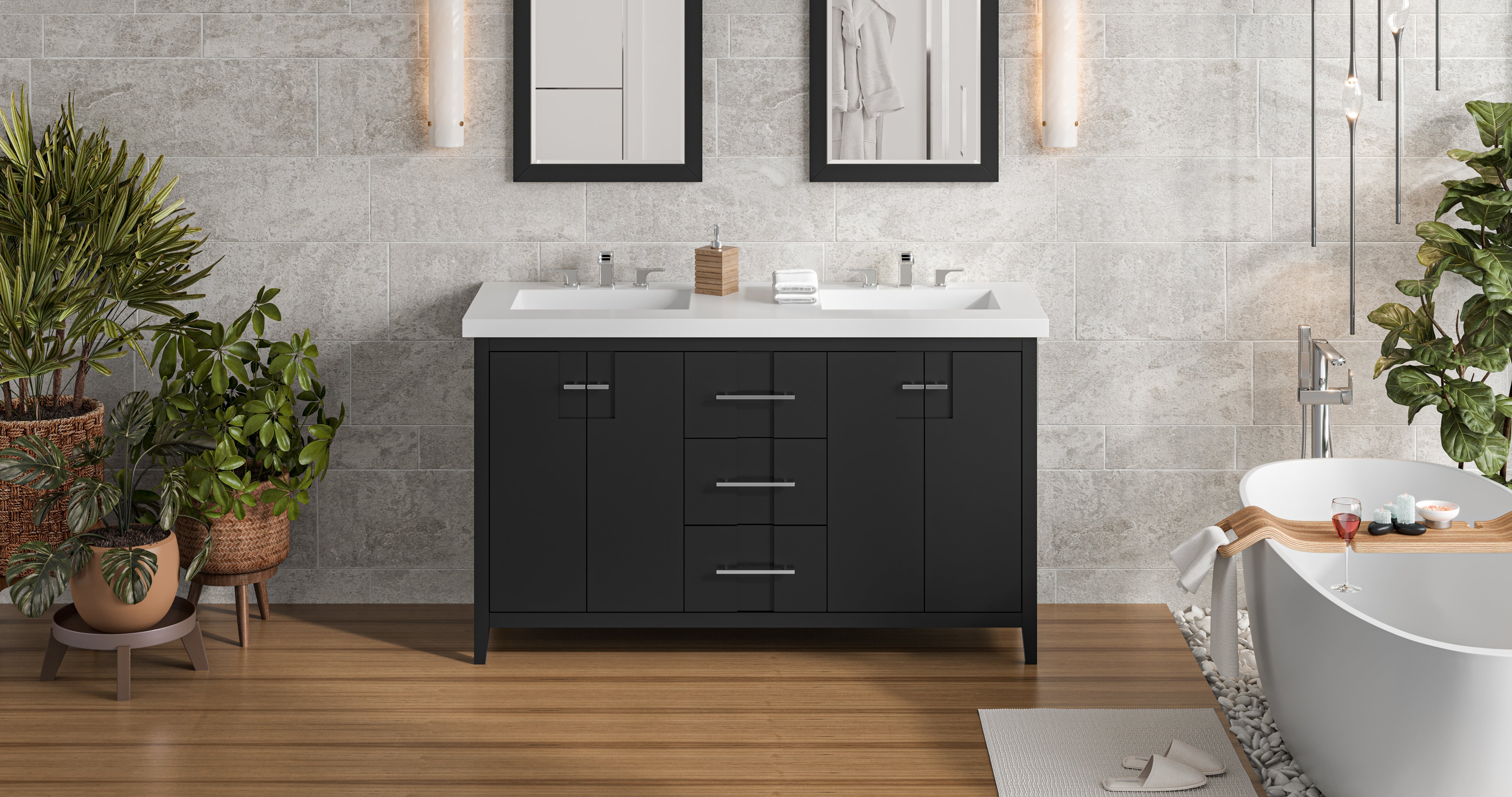 60" Katara Vanity – Double Bowl