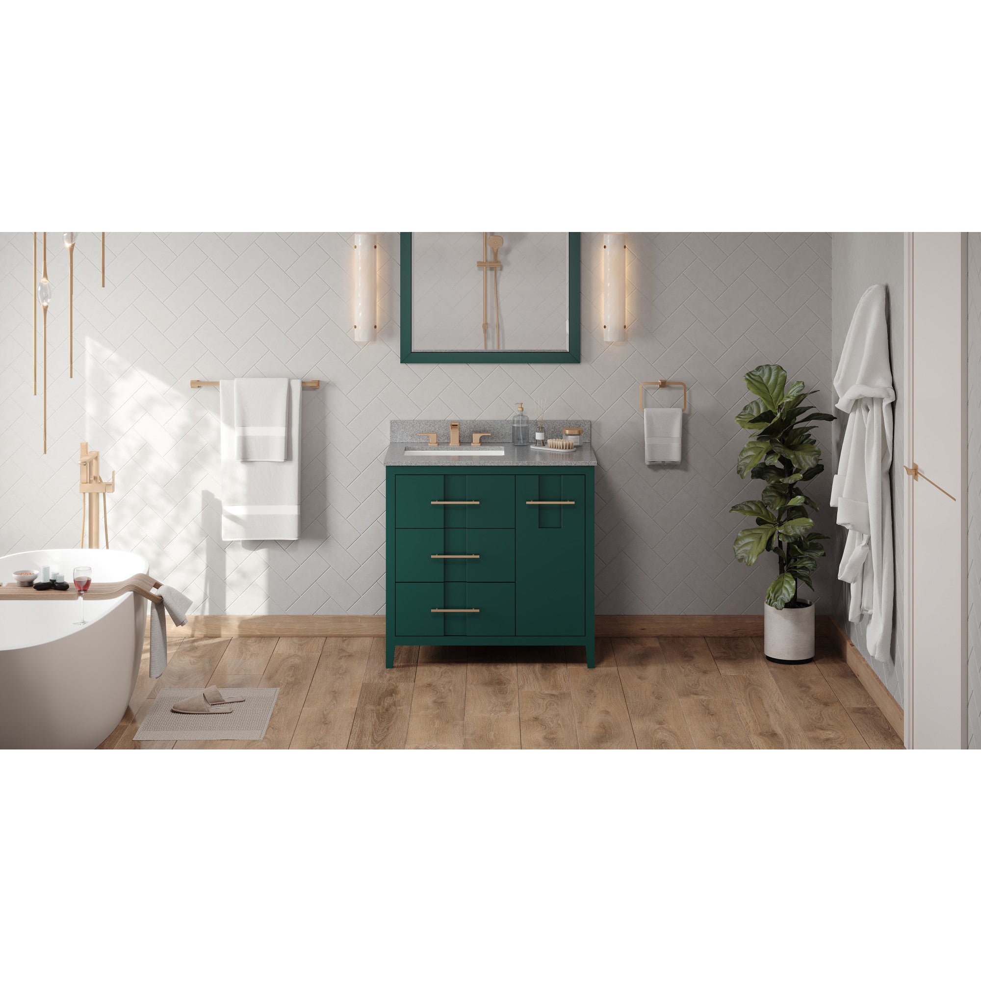 36" Katara Vanity – Left Offset
