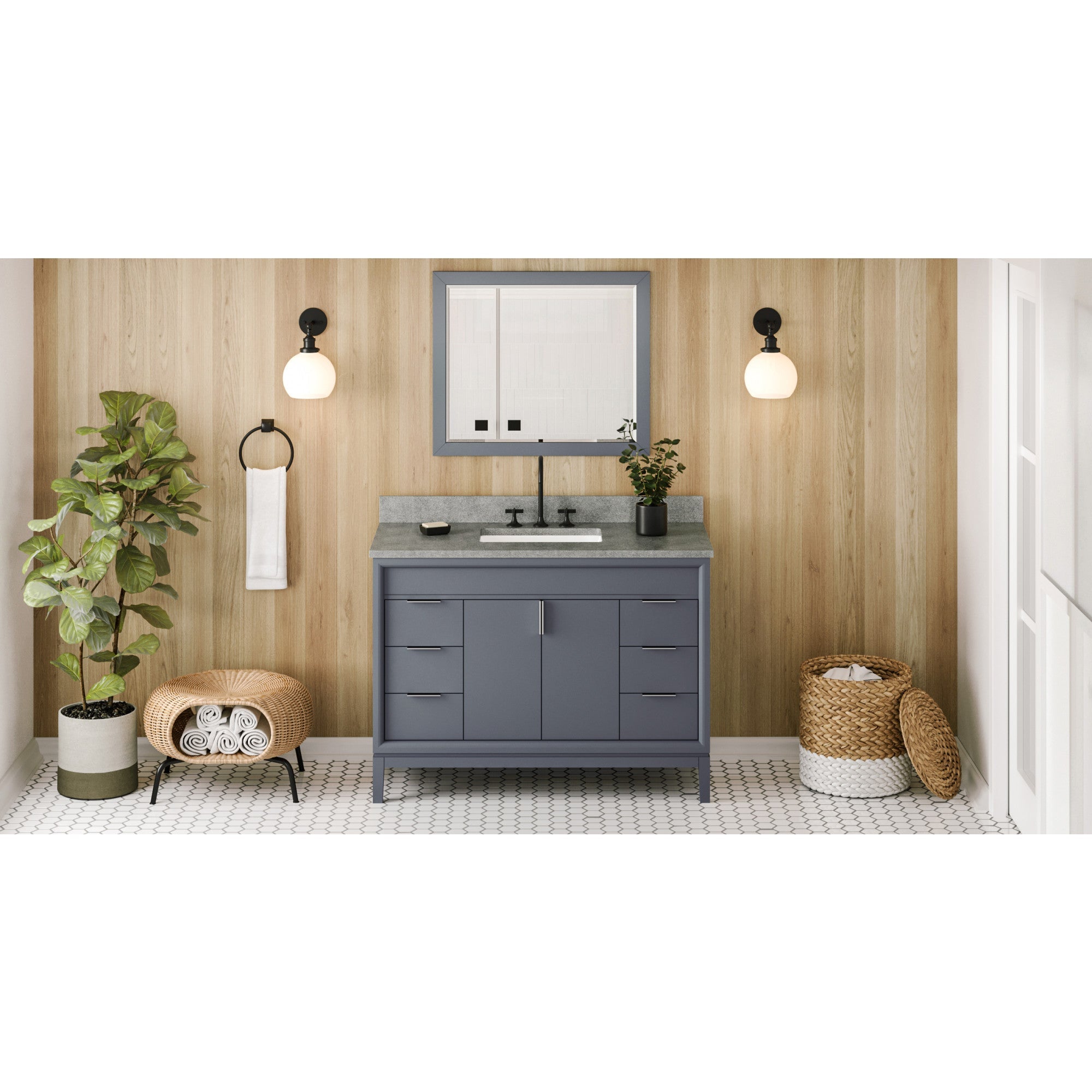 48" Theodora Vanity – Blue Steel