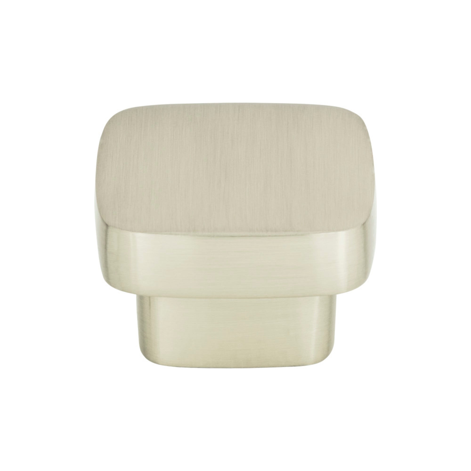 Chunky Knobs Square Knob - Brushed Nickel