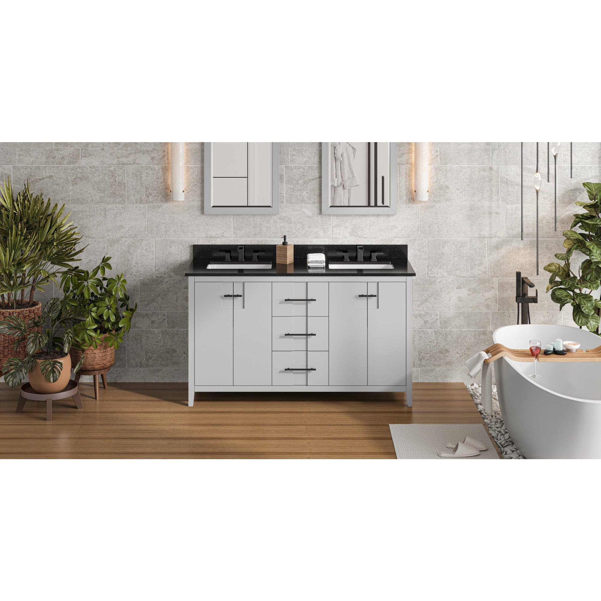 60" Katara Vanity – Double Bowl