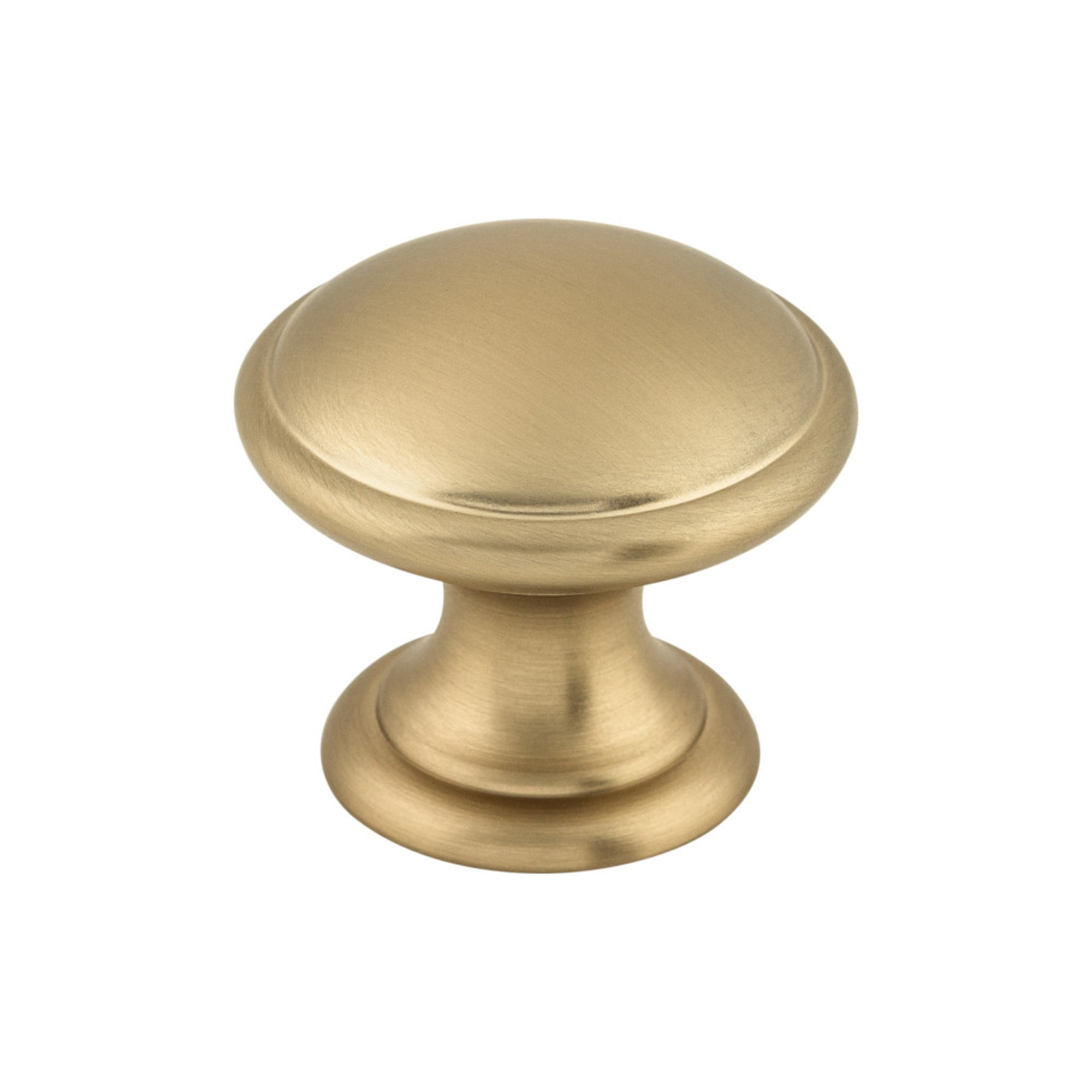 Rounded Round Knob - Brushed Bronze