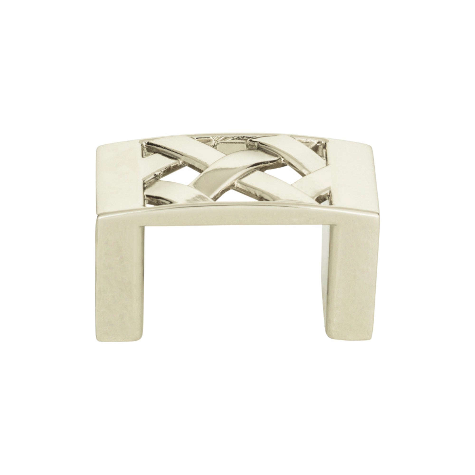 Lattice Novelty Knob - Polished Nickel