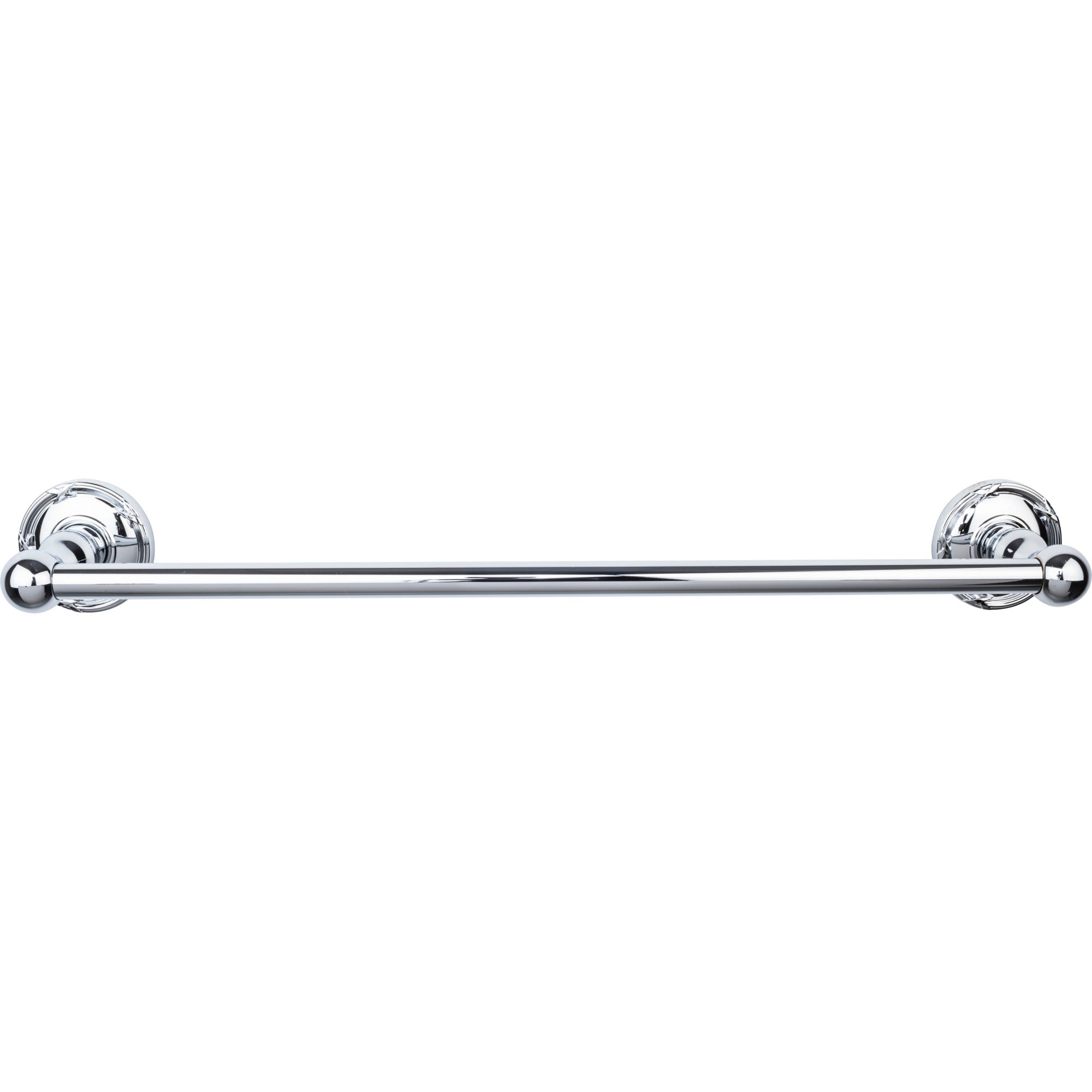 TOP BATH (R) Edwardian Bath Single 20 1/2" Wall Mounted  Towel Bar - Polished Chrome