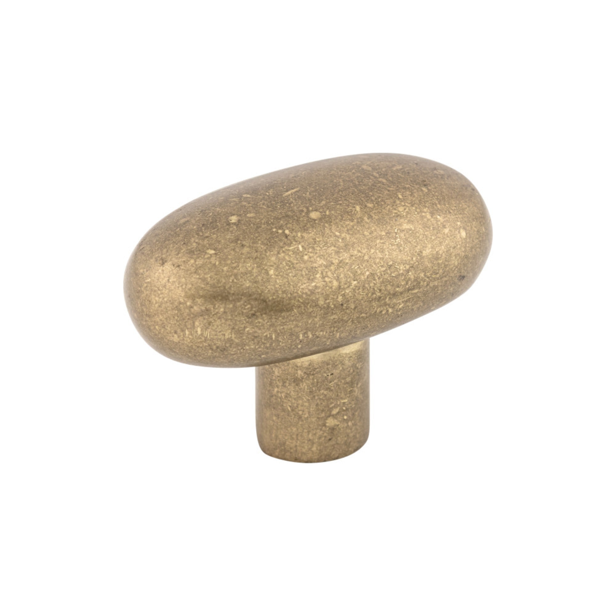 Aspen Large Potato 2" Length Oval Knob - Light Bronze