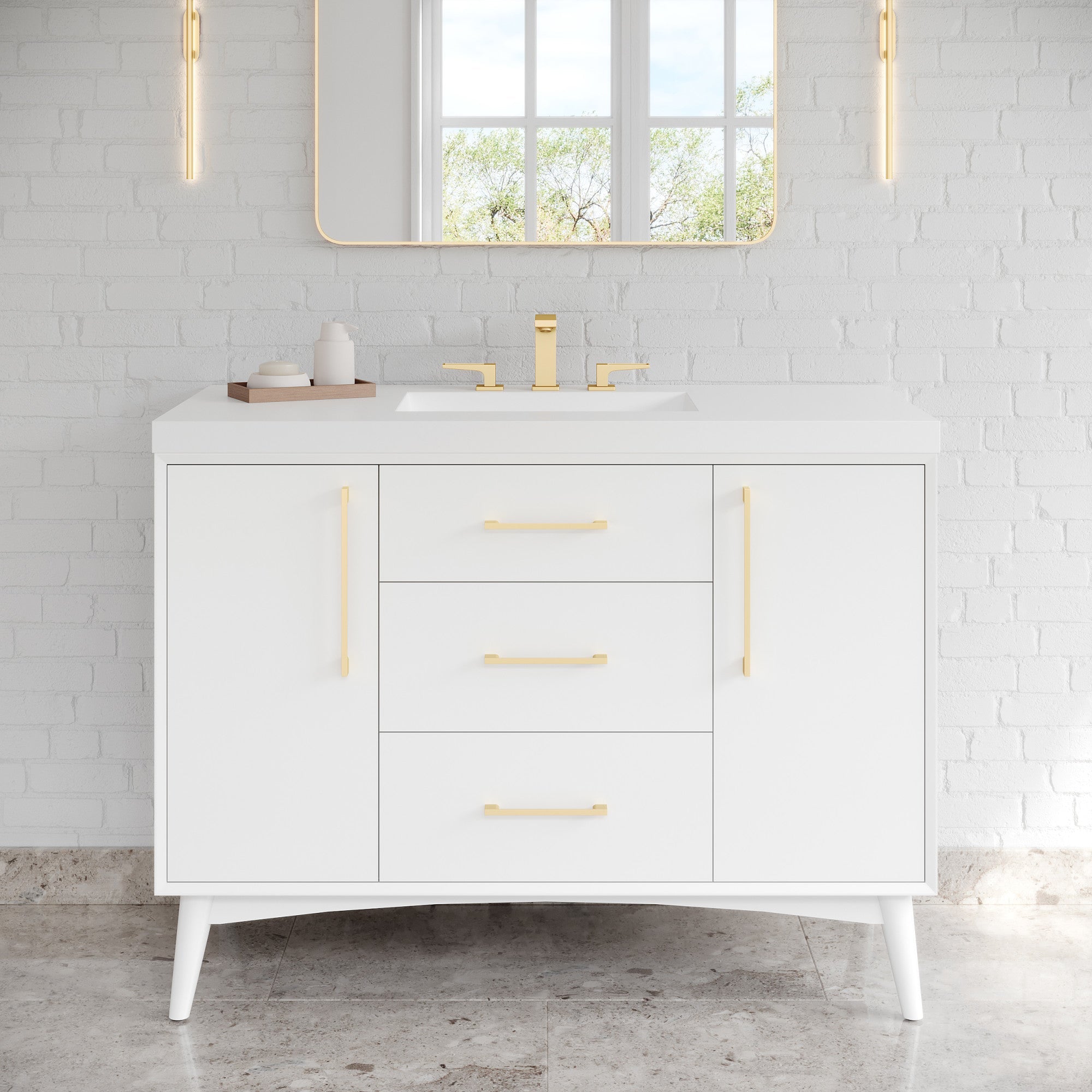 48" Dashwood Vanity – White