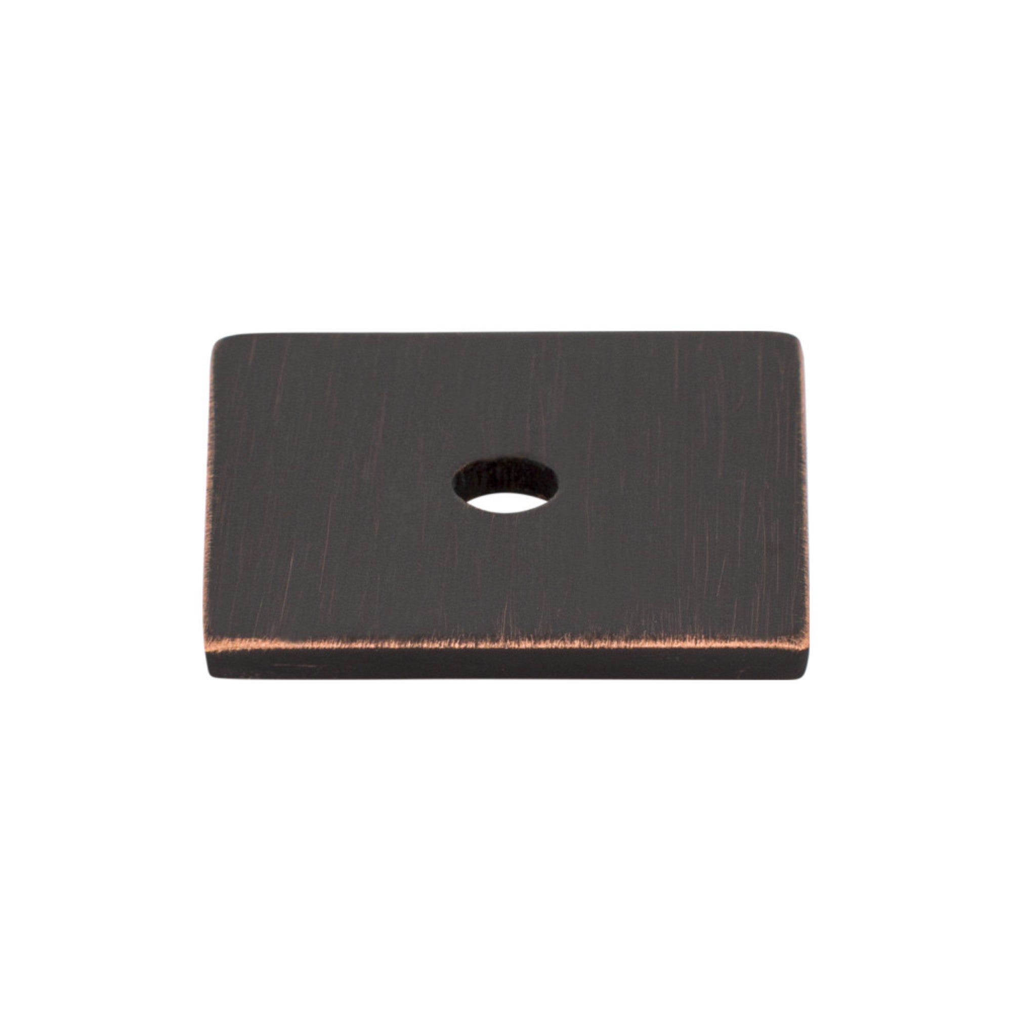 Square Knob Backplate - Tuscan Bronze