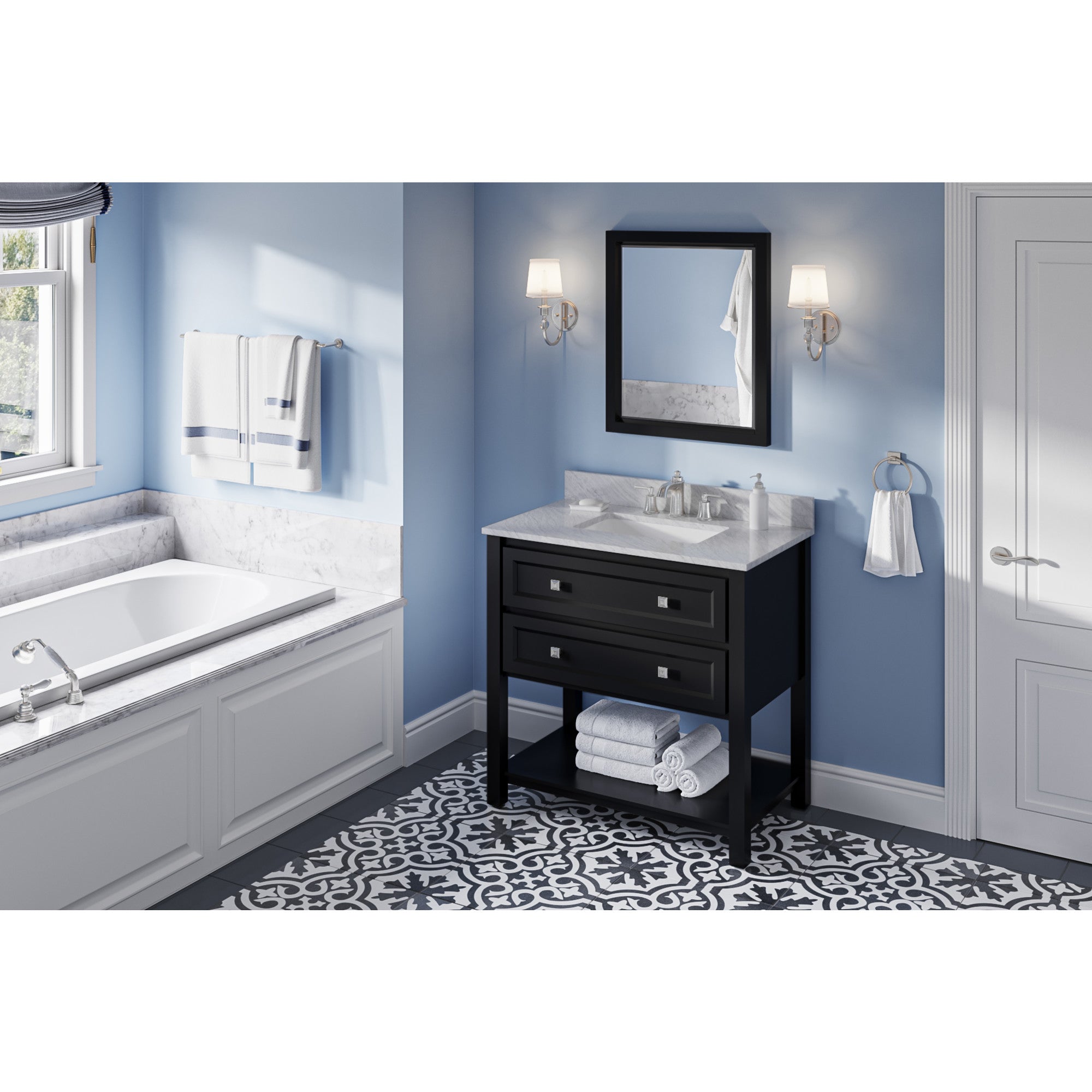36" Adler Vanity – Black