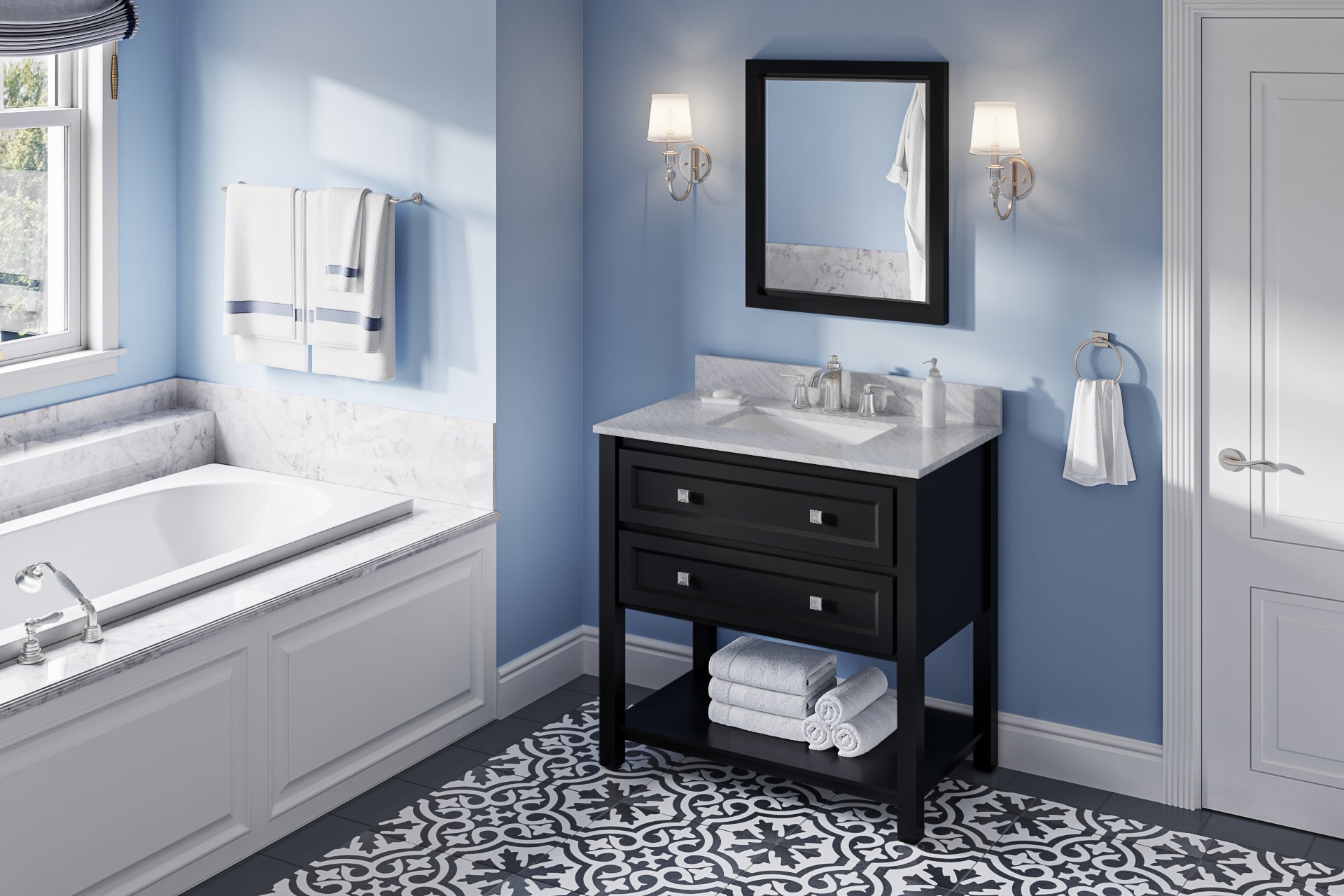 36" Adler Vanity – Black