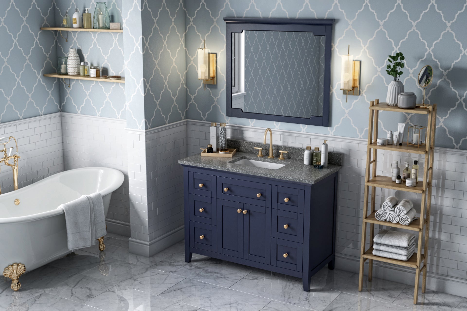 48" Chatham Vanity – Hale Blue
