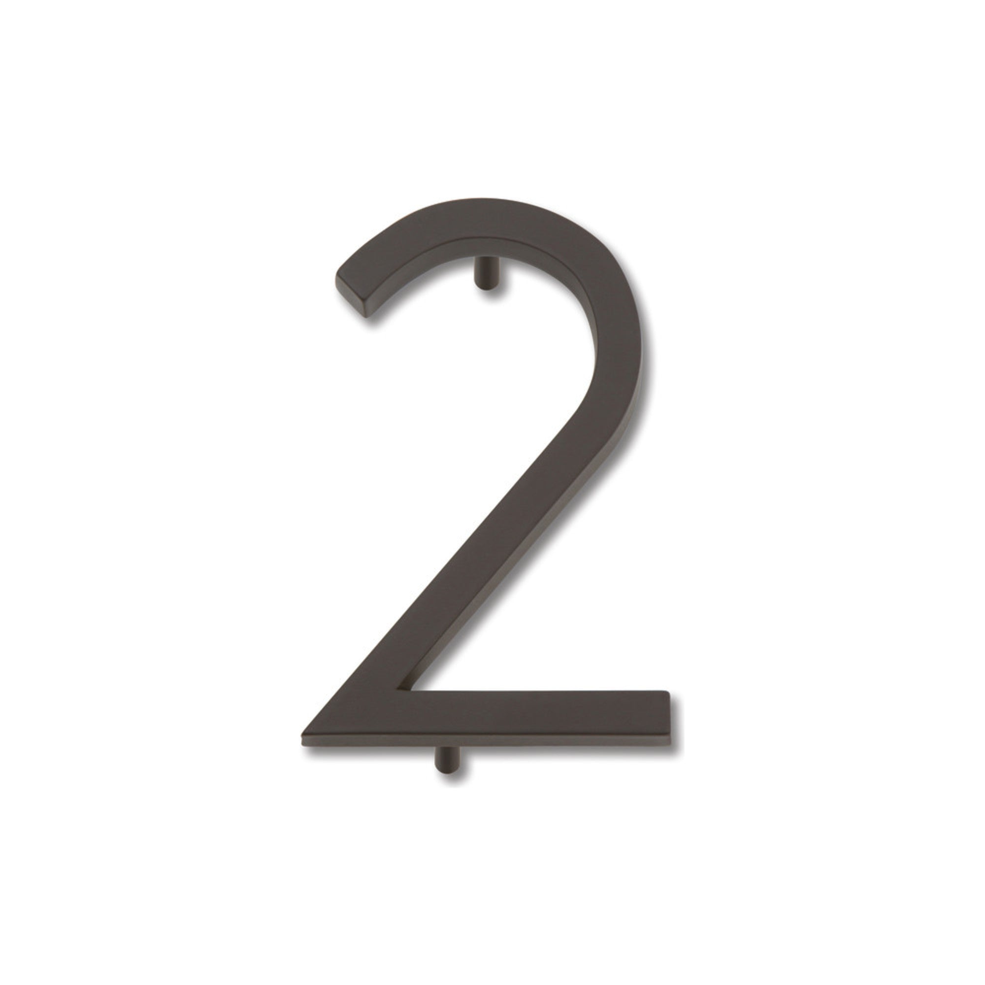 Modern Avalon 4-1/2" H  House Number - Aged Bronze