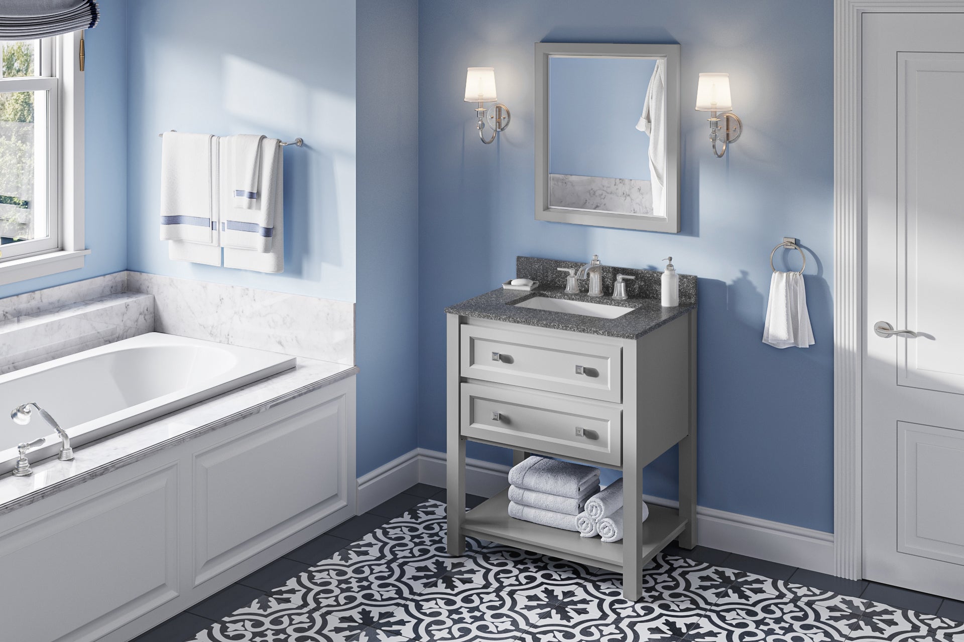 30" Adler Vanity – Grey