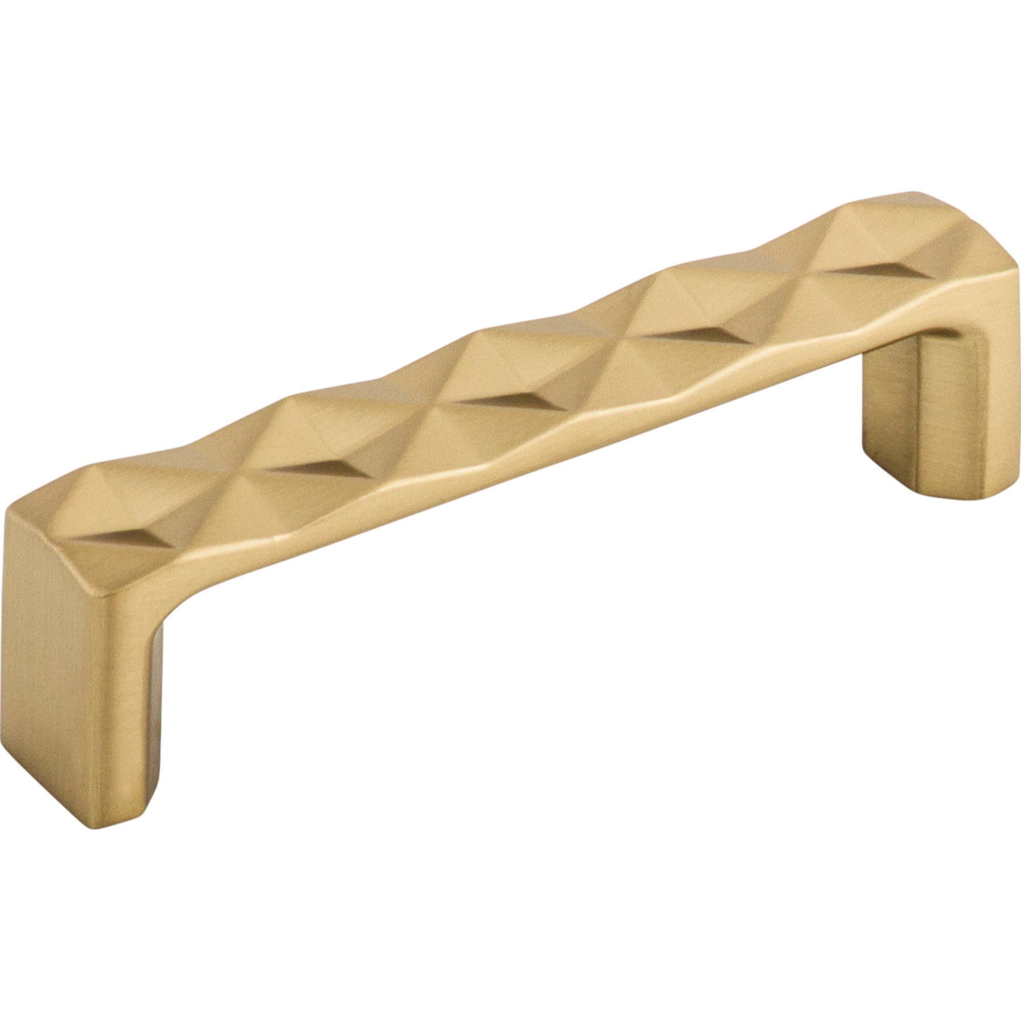 Quilted 3 3/4" Center to Center Bar Pull - Honey Bronze