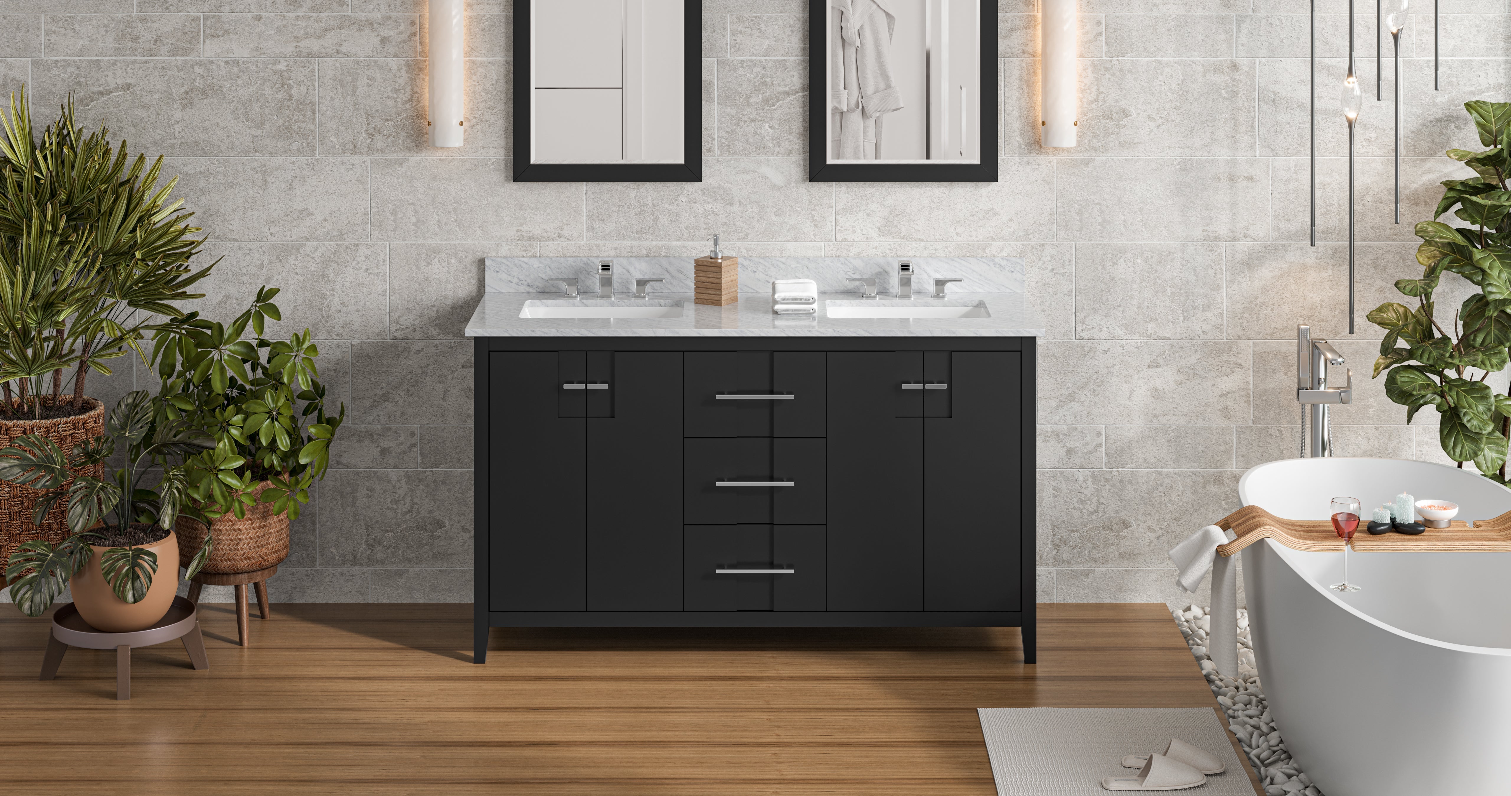 60" Katara Vanity – Double Bowl