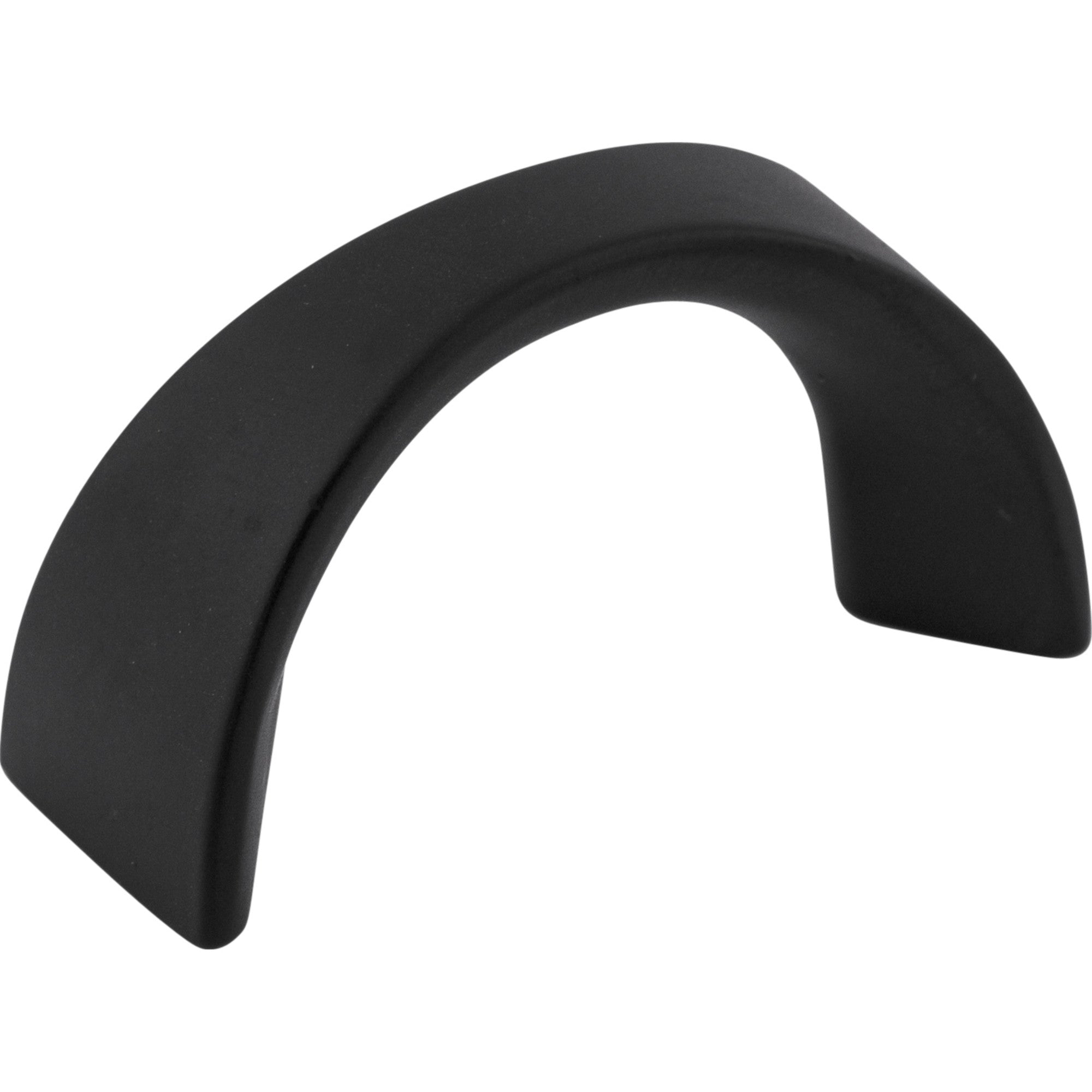 Crescent 1 1/4" Center to Center Bar Pull - Flat Black