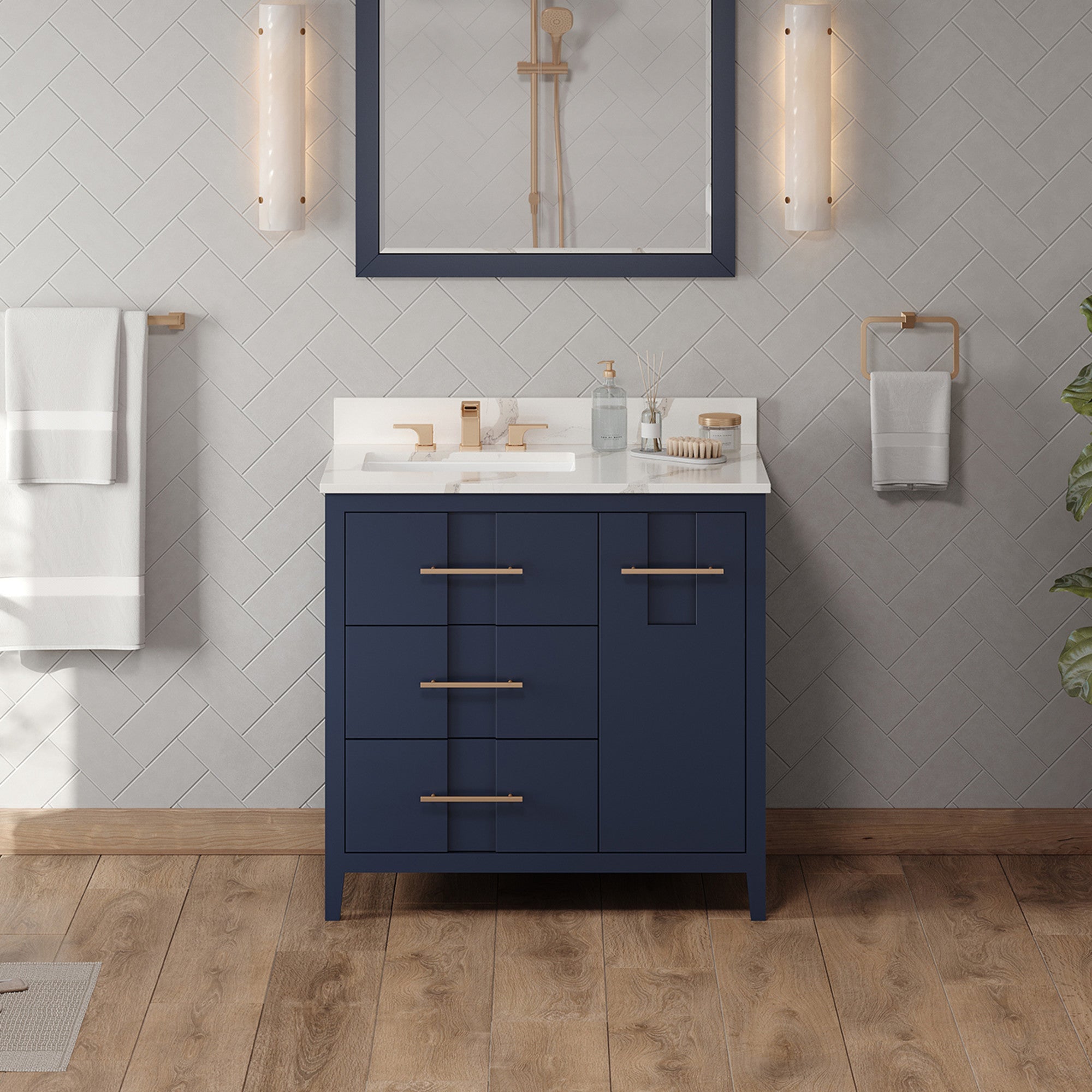 36" Katara Vanity – Left Offset