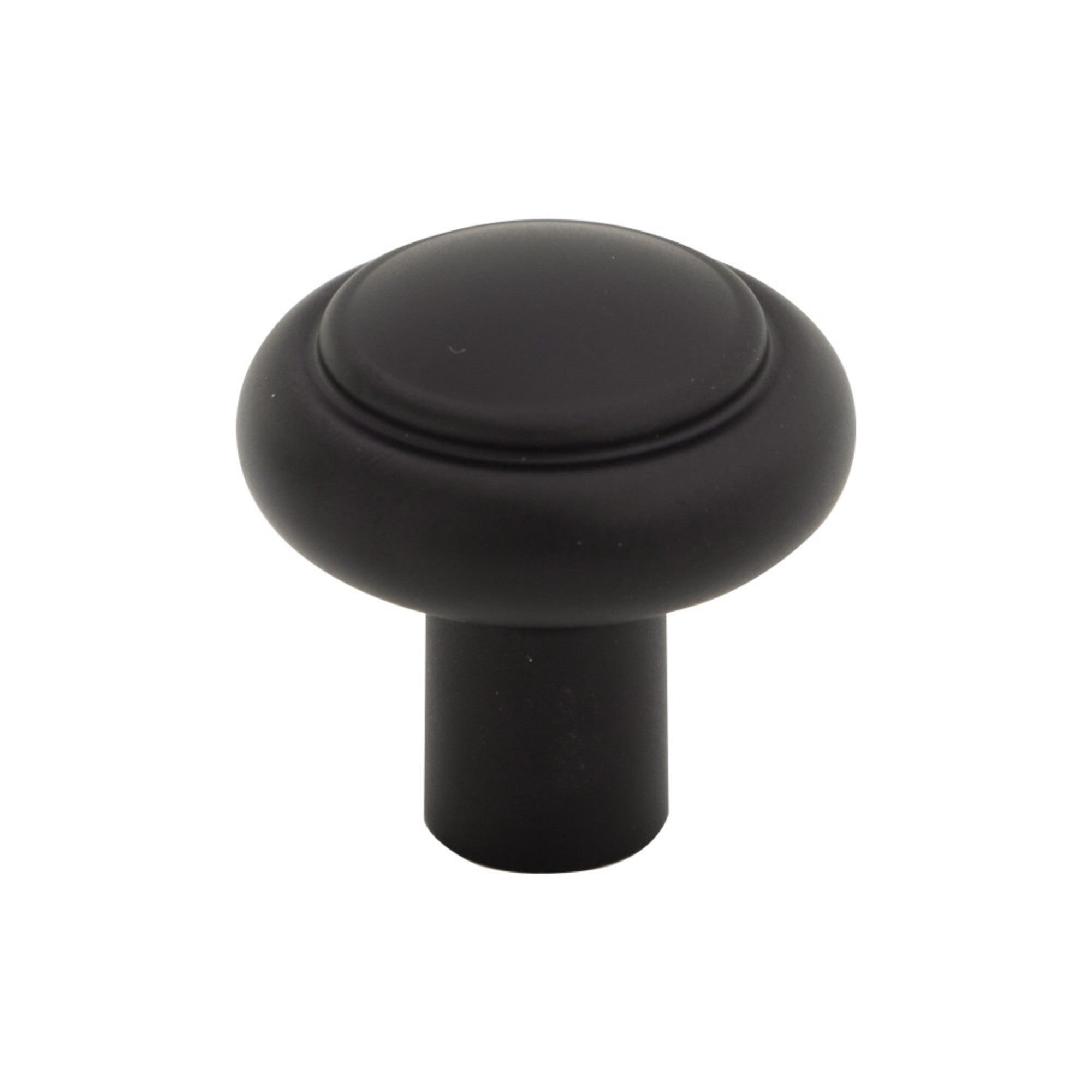 Clarence Mushroom Knob - Flat Black