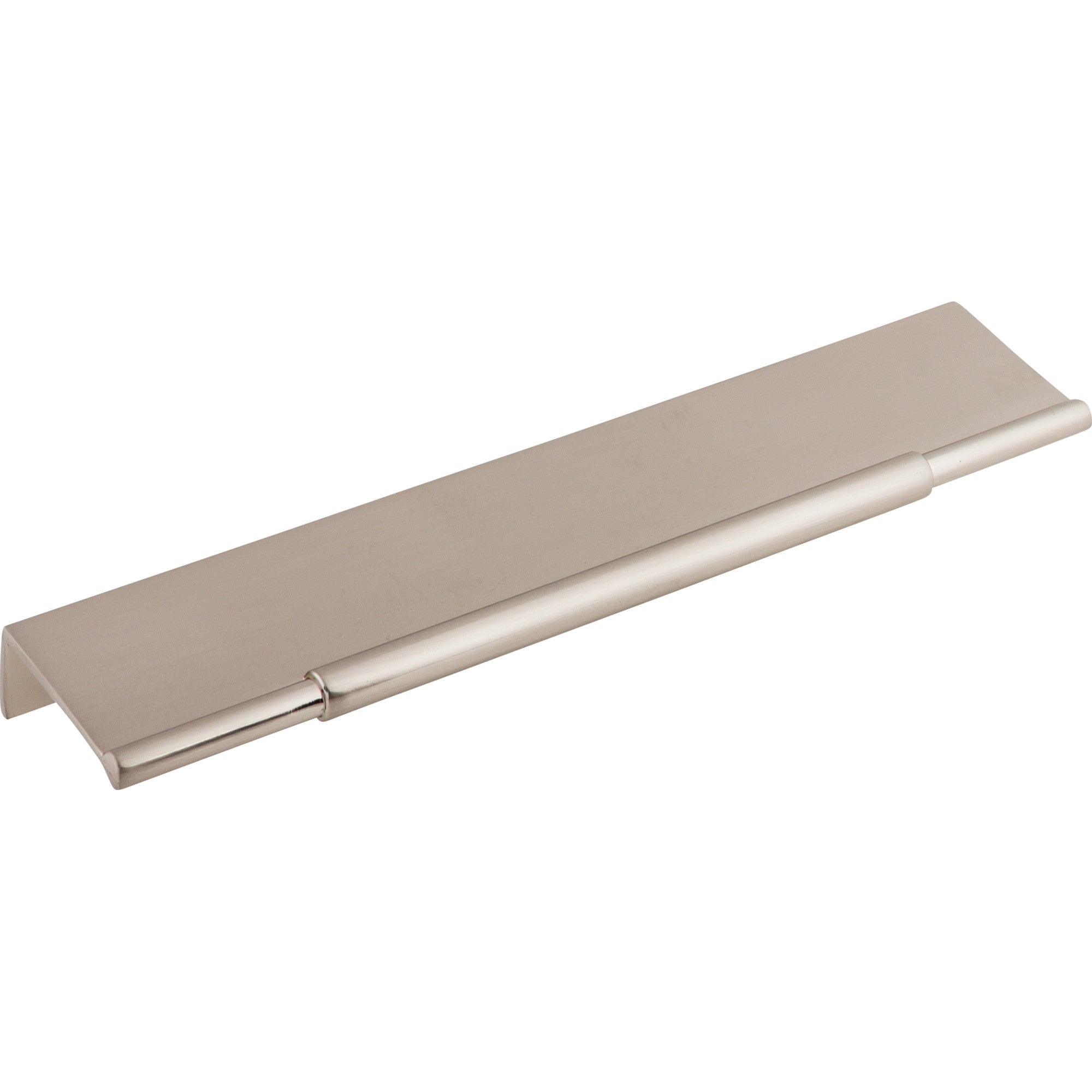 Crestview 6" Center to Center Finger Pull - Brushed Satin Nickel