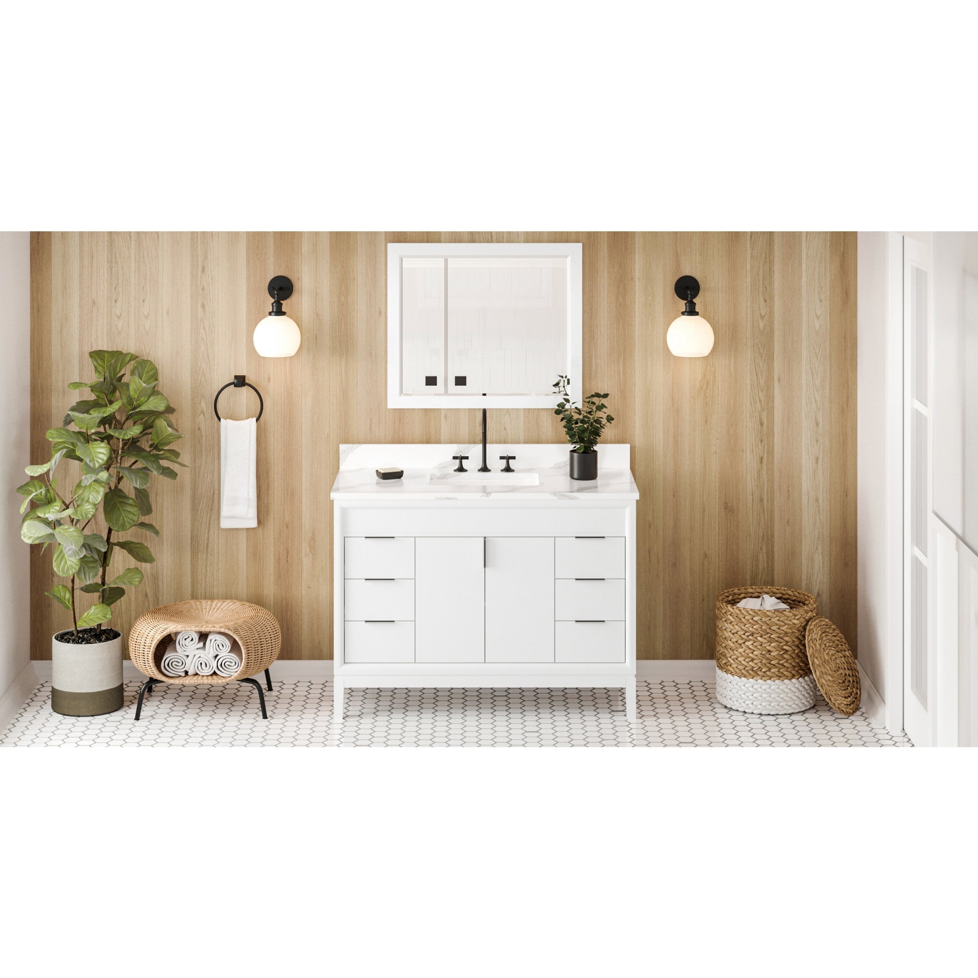 48" Theodora Vanity – White