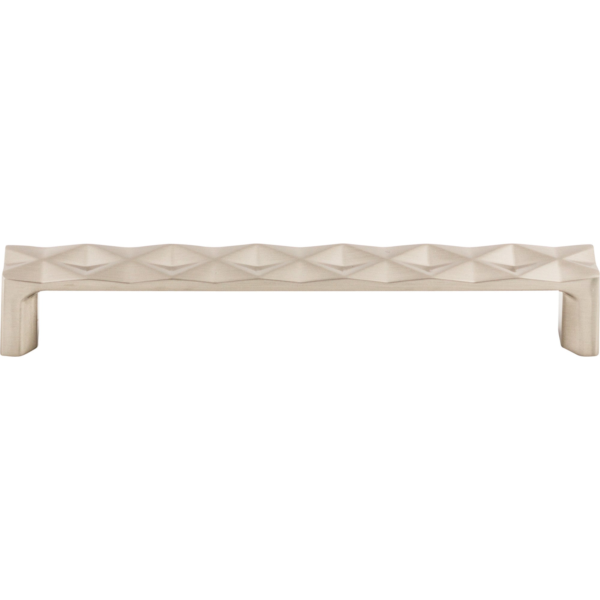 Quilted 6 5/16" Center to Center Bar Pull - Brushed Satin Nickel