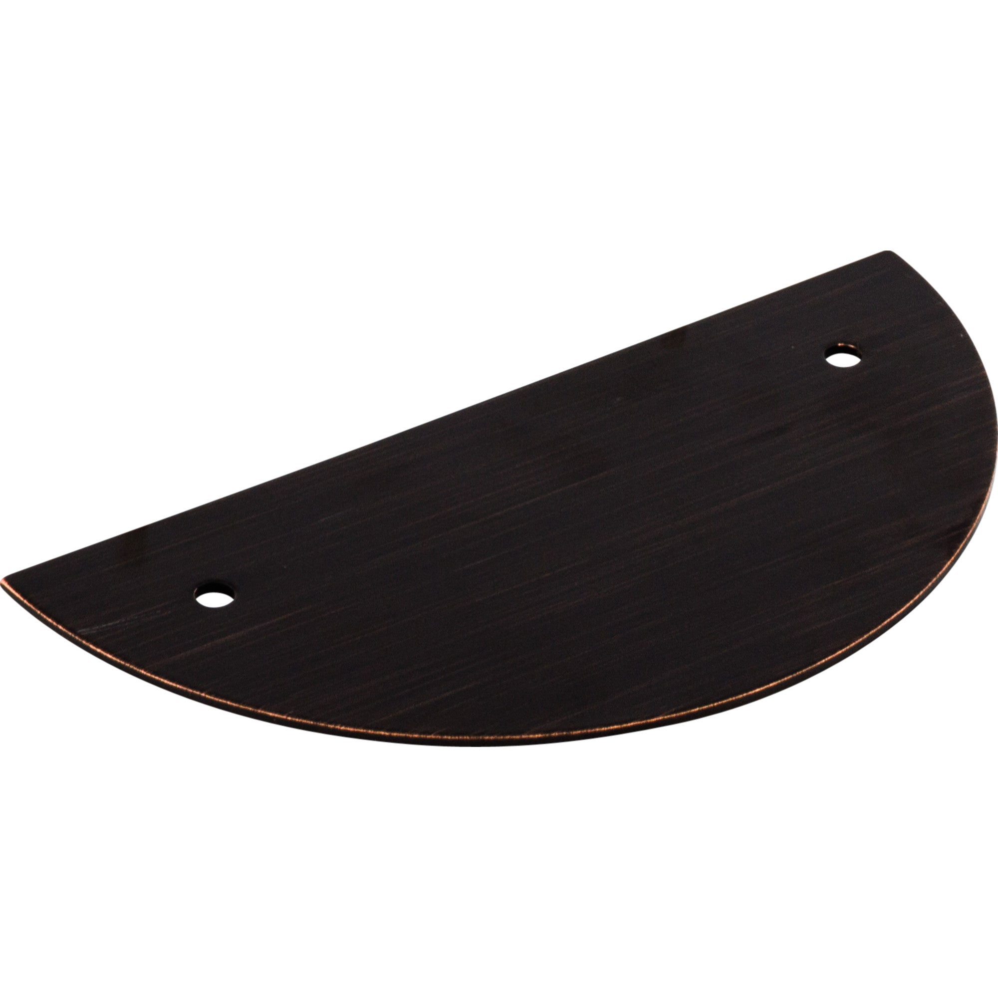 Half Circle 3 1/2" Center to Center Pull Backplate - Tuscan Bronze