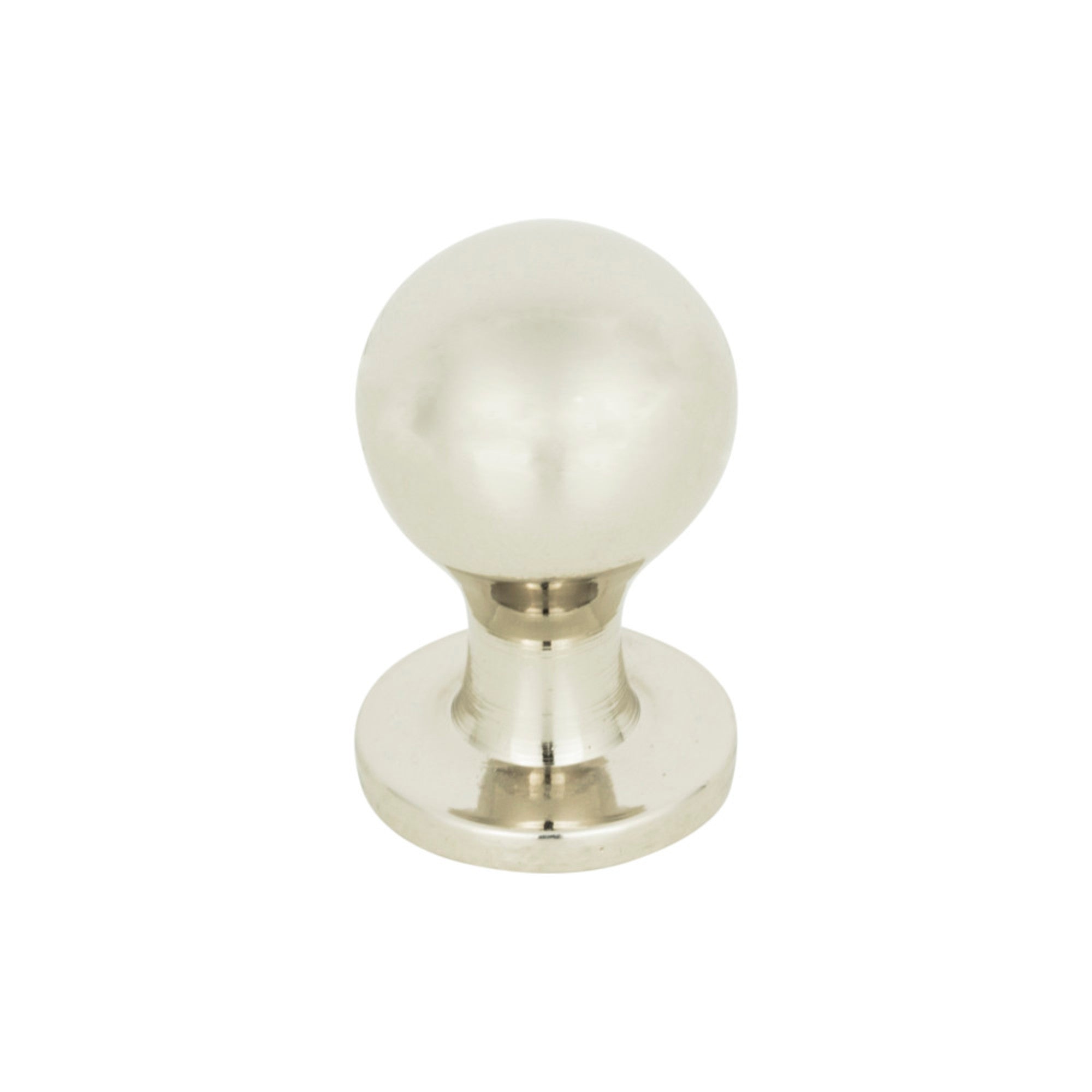 Nipple 3/ Round Knob - Polished Nickel