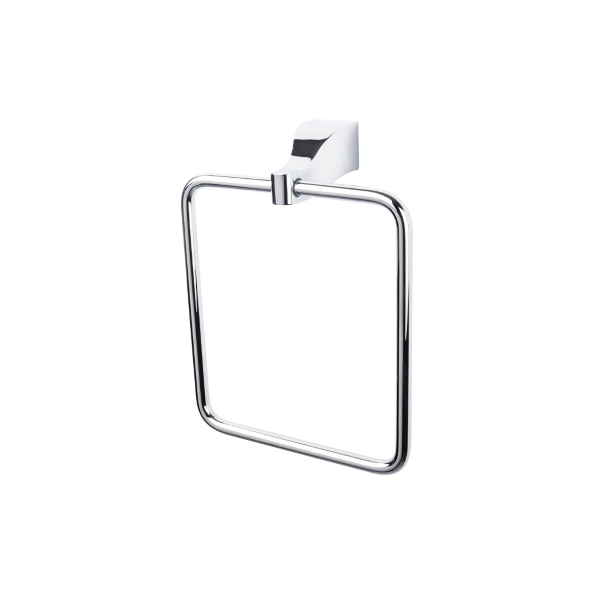 Aqua  Towel Ring - Polished Chrome