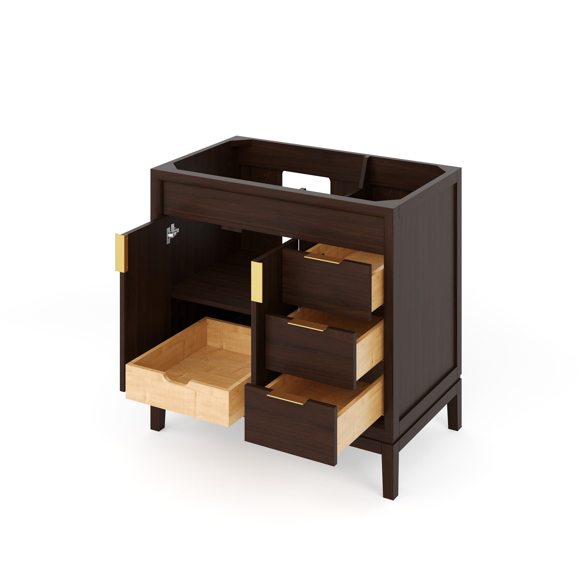 36" Theodora Vanity – Dark Walnut