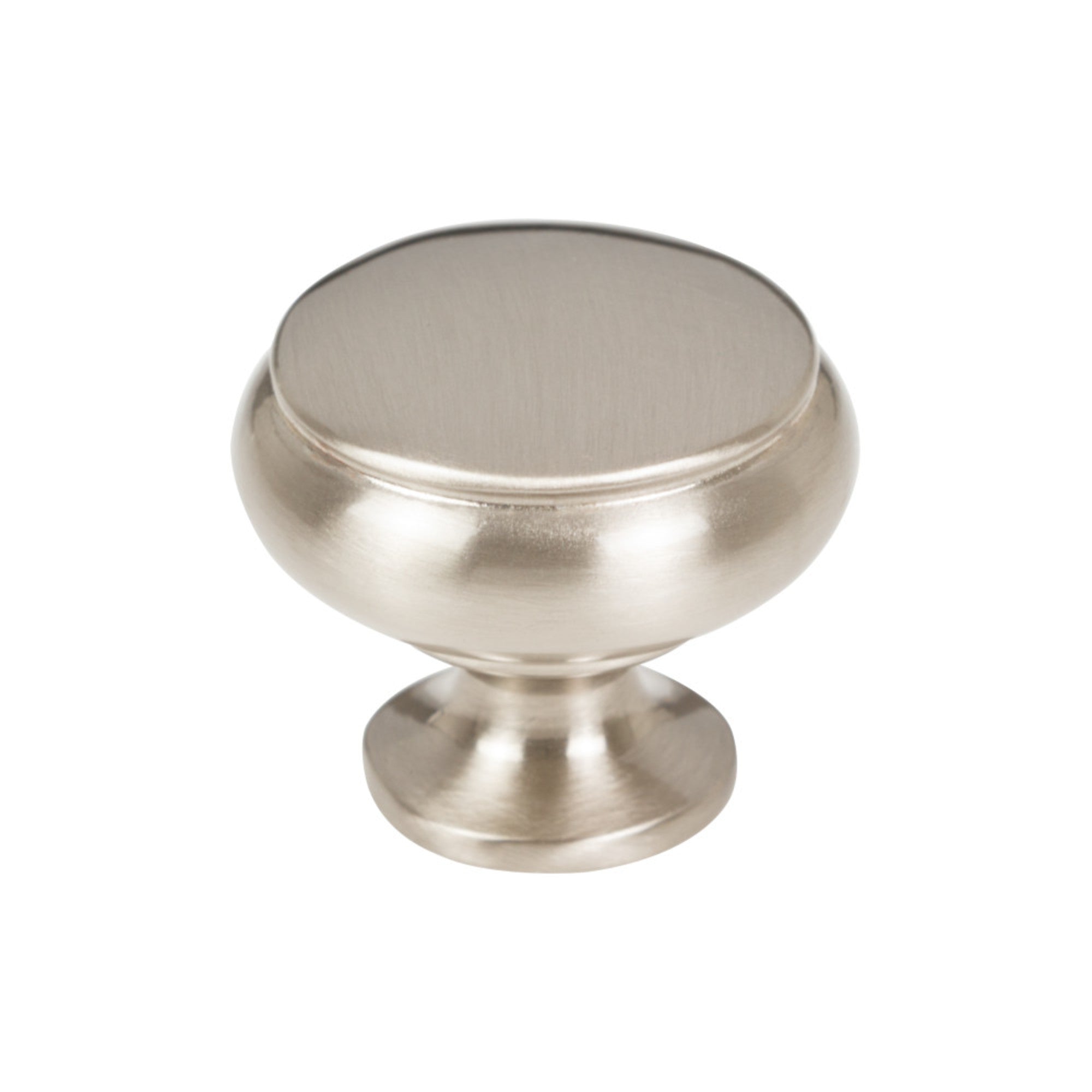 Cumberland Round Knob - Brushed Satin Nickel