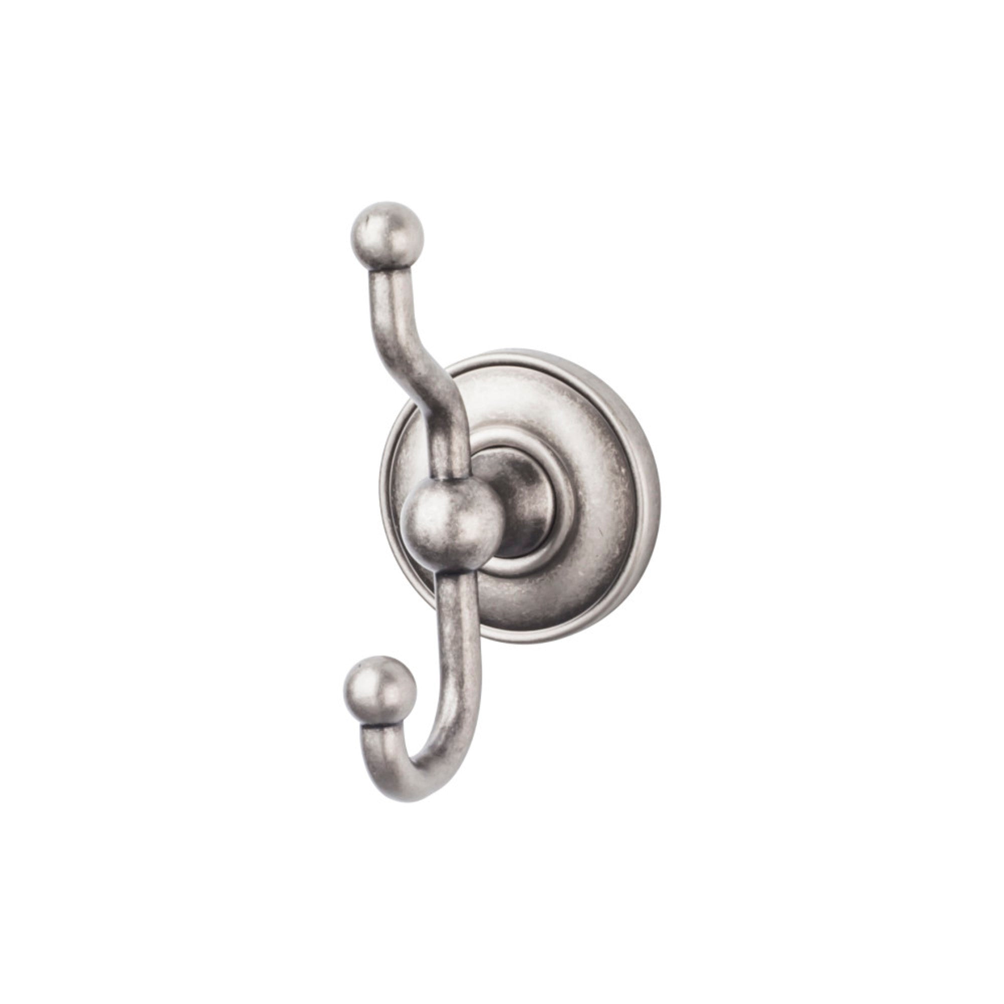 TOP BATH (R) Edwardian Bath 5" Wall Bath Hooks - Antique Pewter