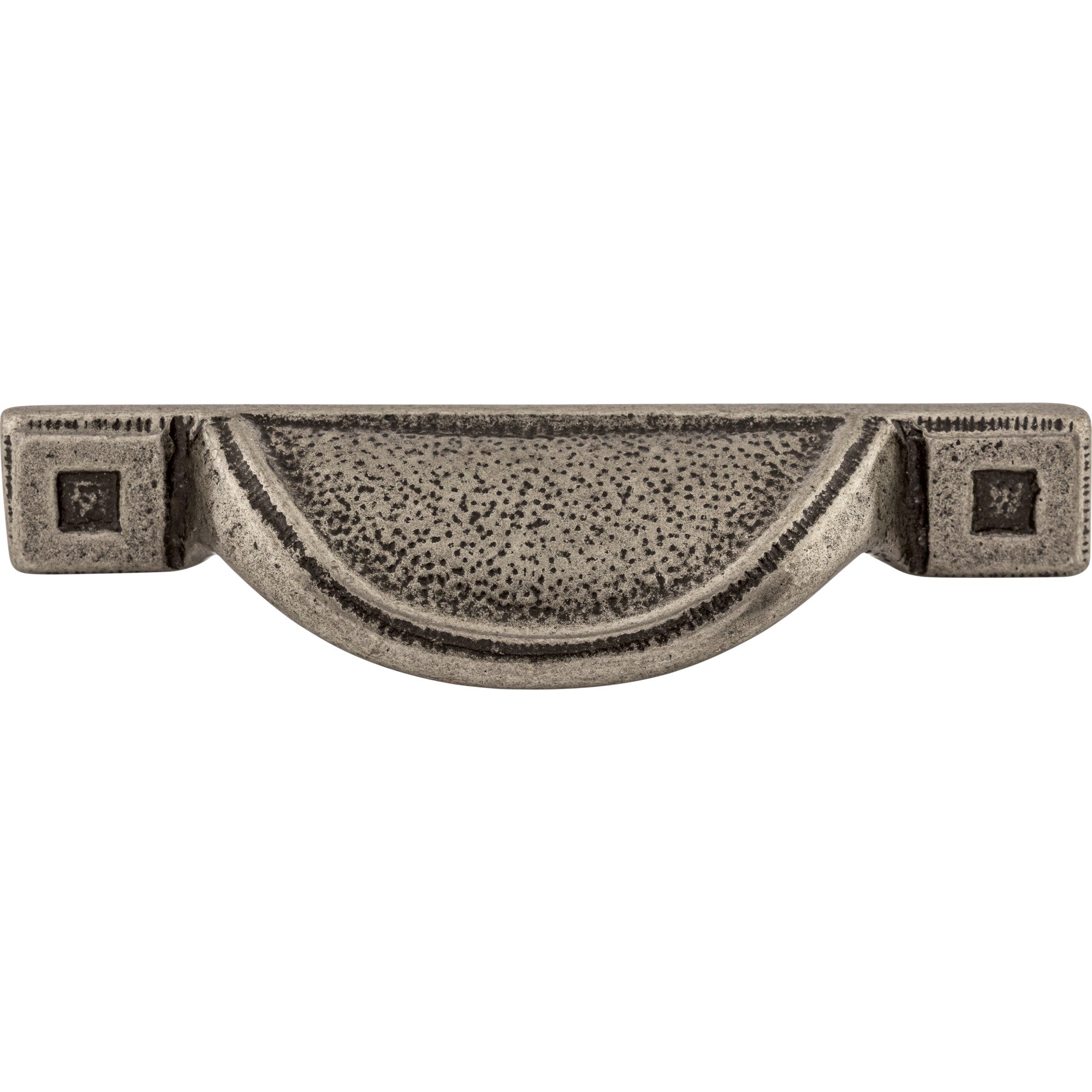 Inset Cup Cup/Bin Pull - Cast Iron